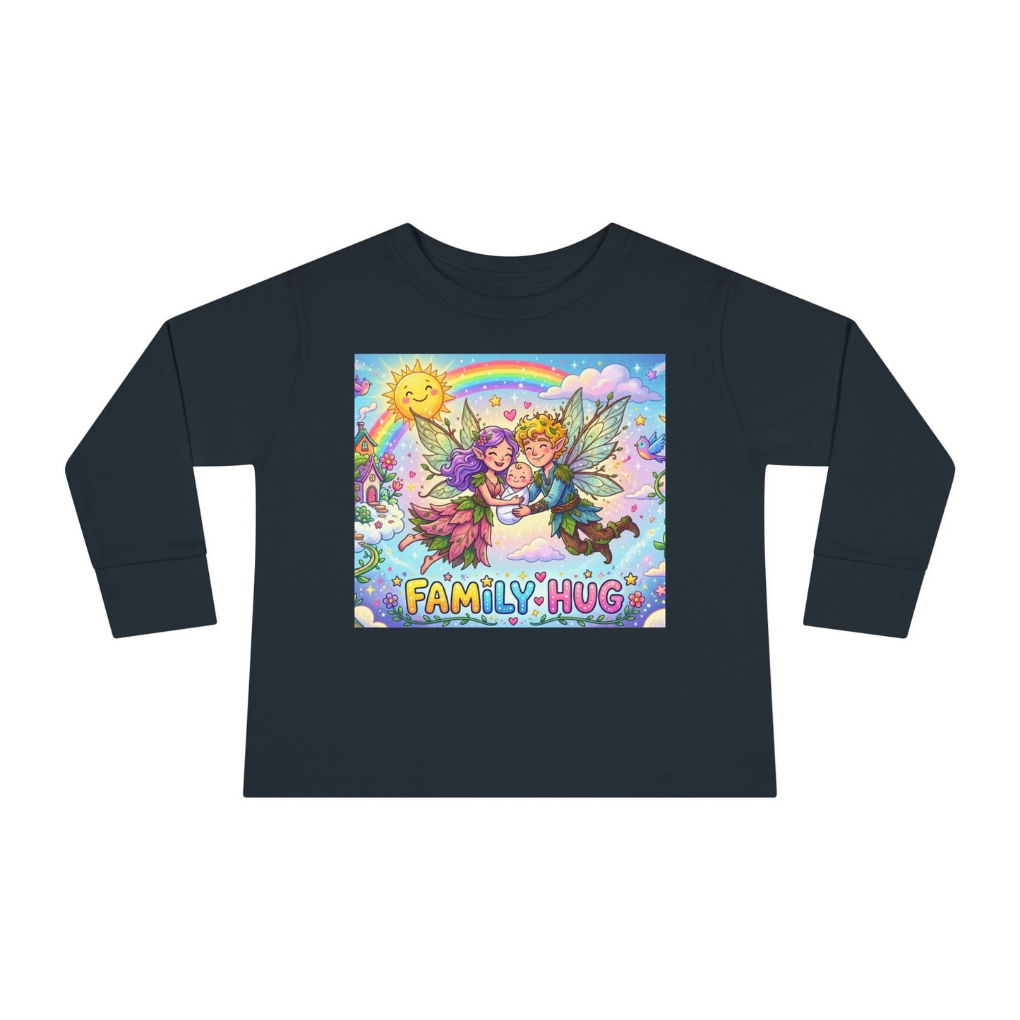 Family Hug Fairy Toddler Long Sleeve Tee