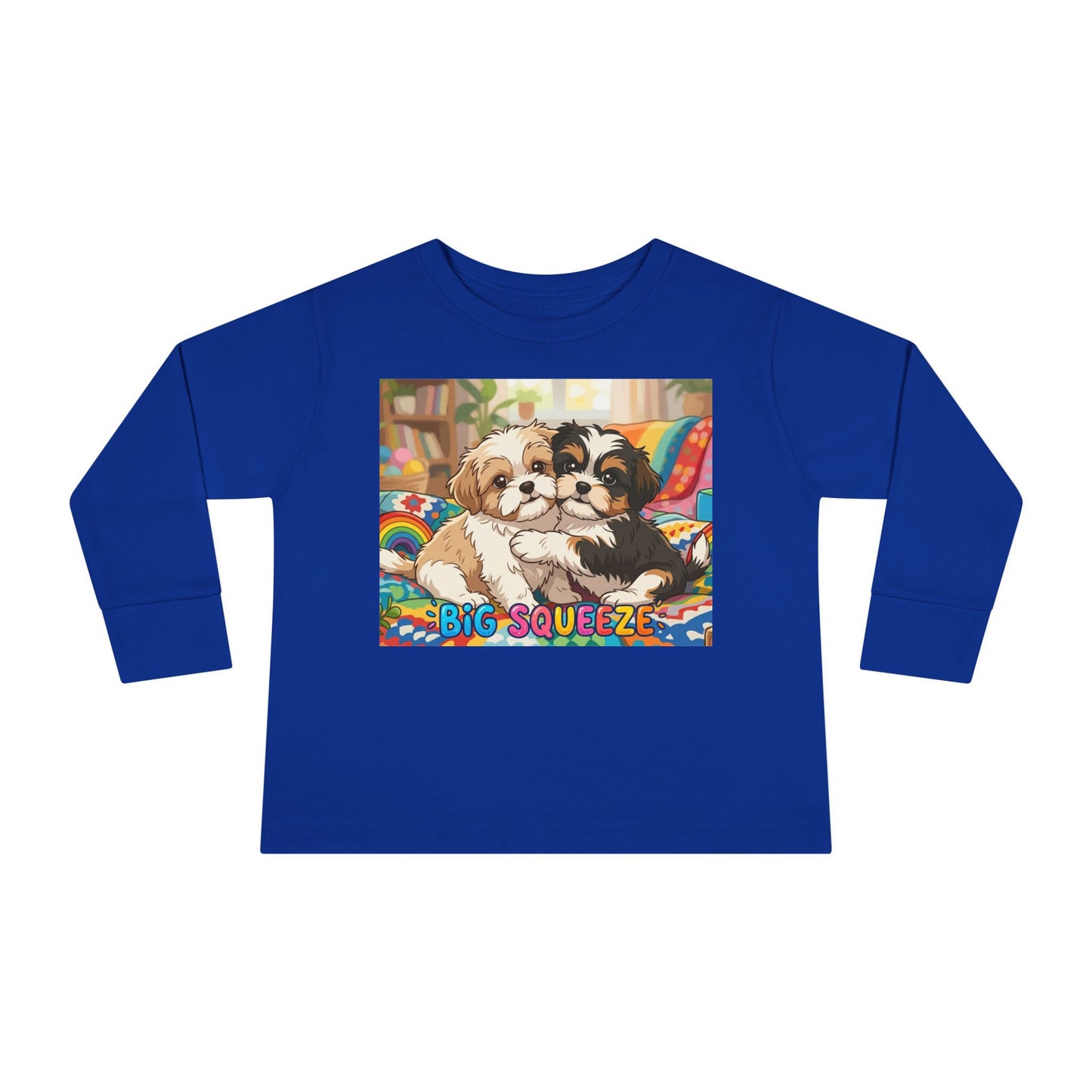 Big Squeeze Shih Tzu Toddler Long Sleeve Tee