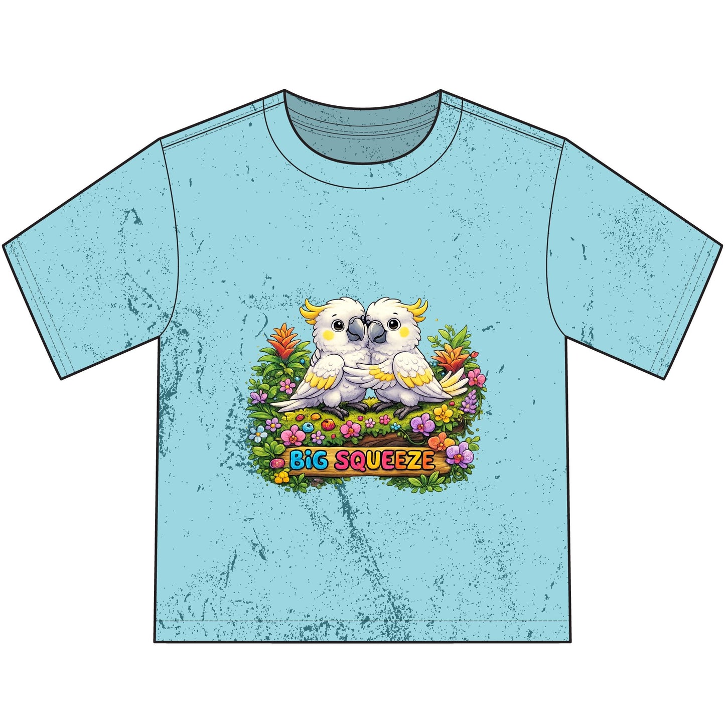 Big Squeeze Cockatoo Heavyweight Color Blast Youth T-Shirt