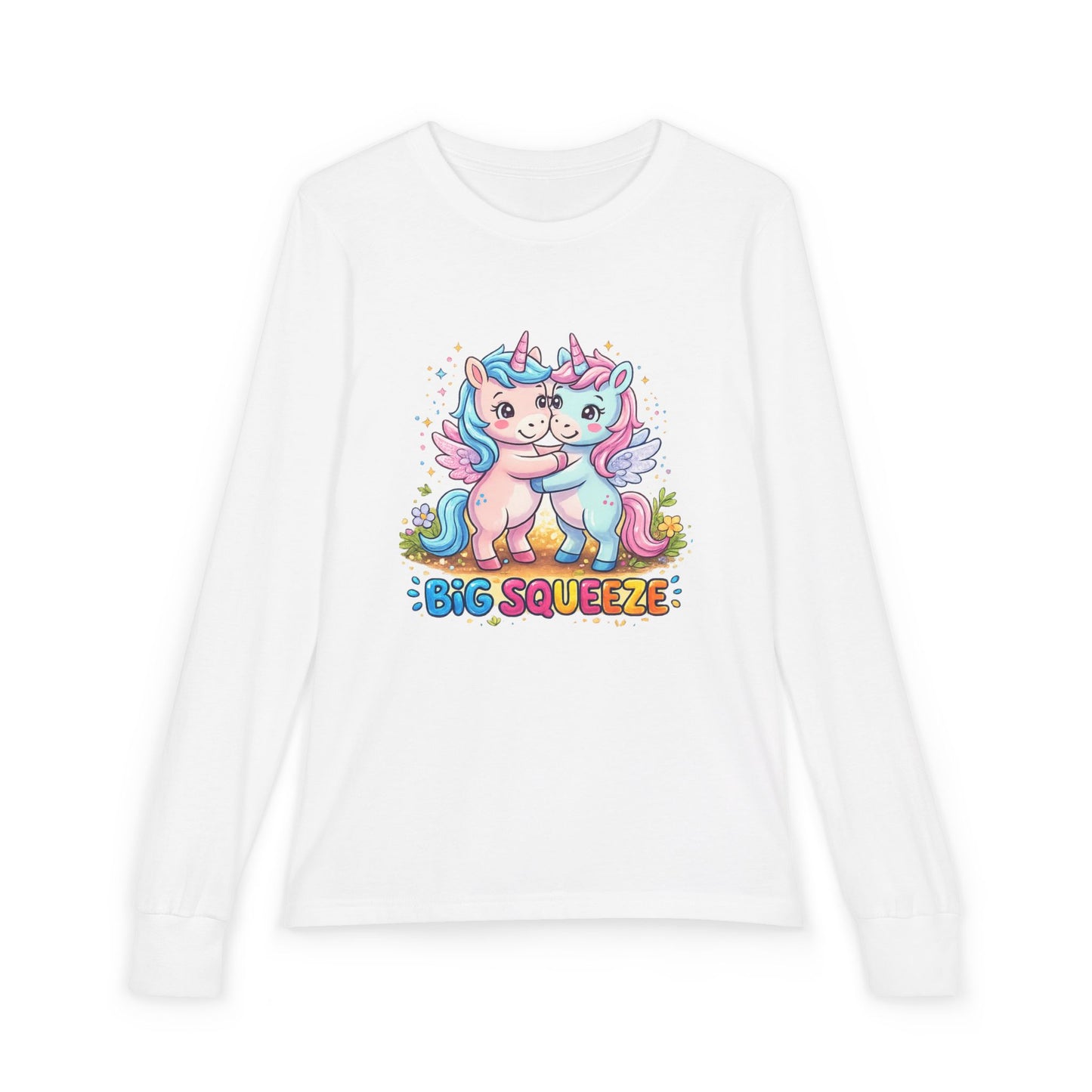 Big Squeeze Unicorn Youth Jersey Long Sleeve Tee