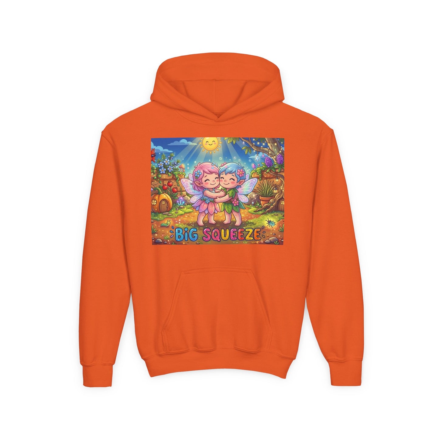 Big Squeeze Fairy Youth Heavy Blend Hooded Sweatshirt