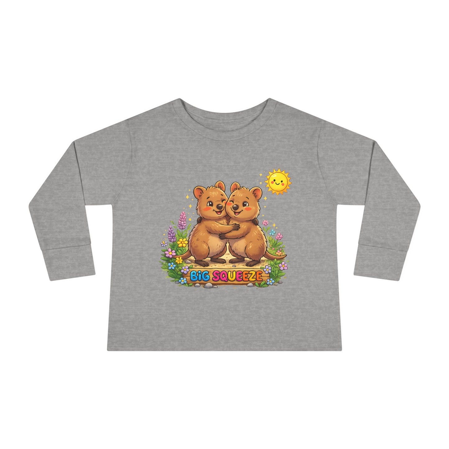 Big Squeeze Quokka Toddler Long Sleeve Tee