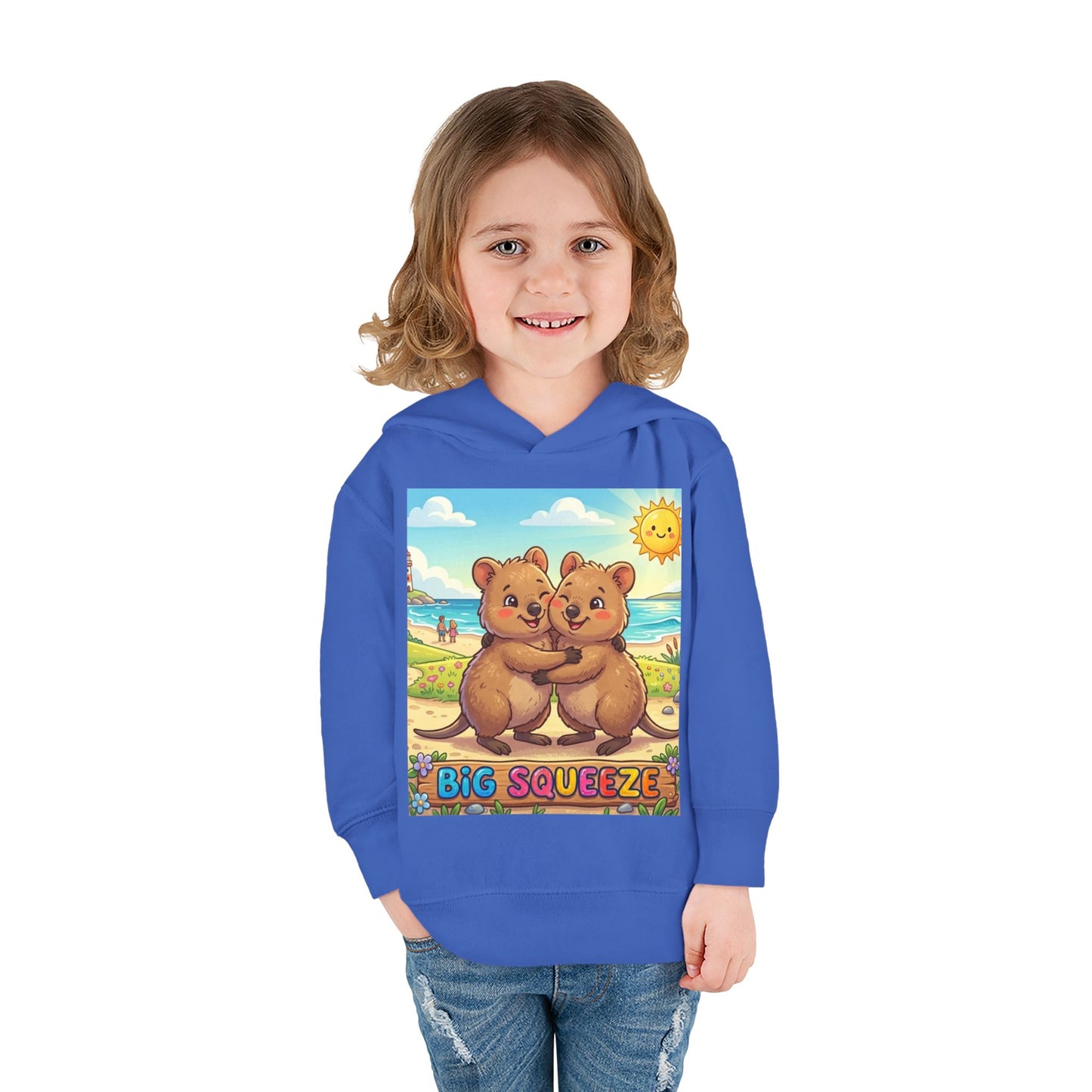Big Squeeze Quokka Toddler Pullover Fleece Hoodie