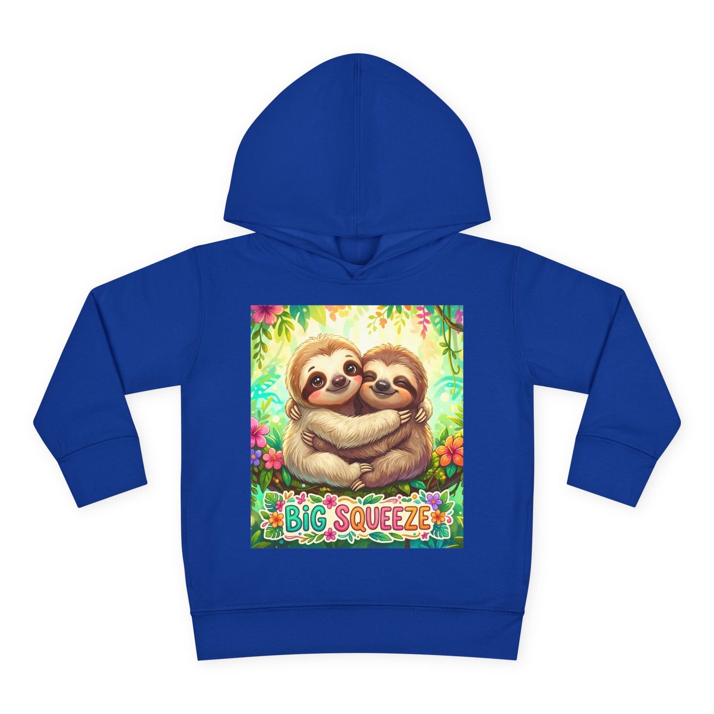 Big Squeeze Sloth Toddler Pullover Fleece Hoodie