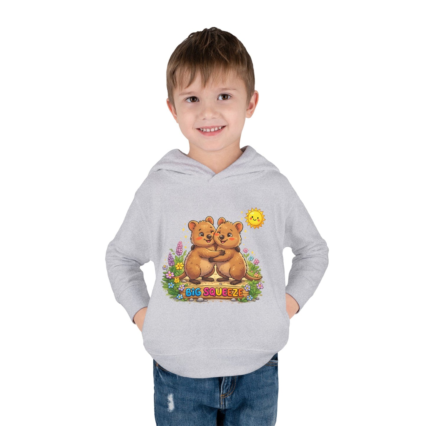 Big Squeeze Quokka Toddler Pullover Fleece Hoodie