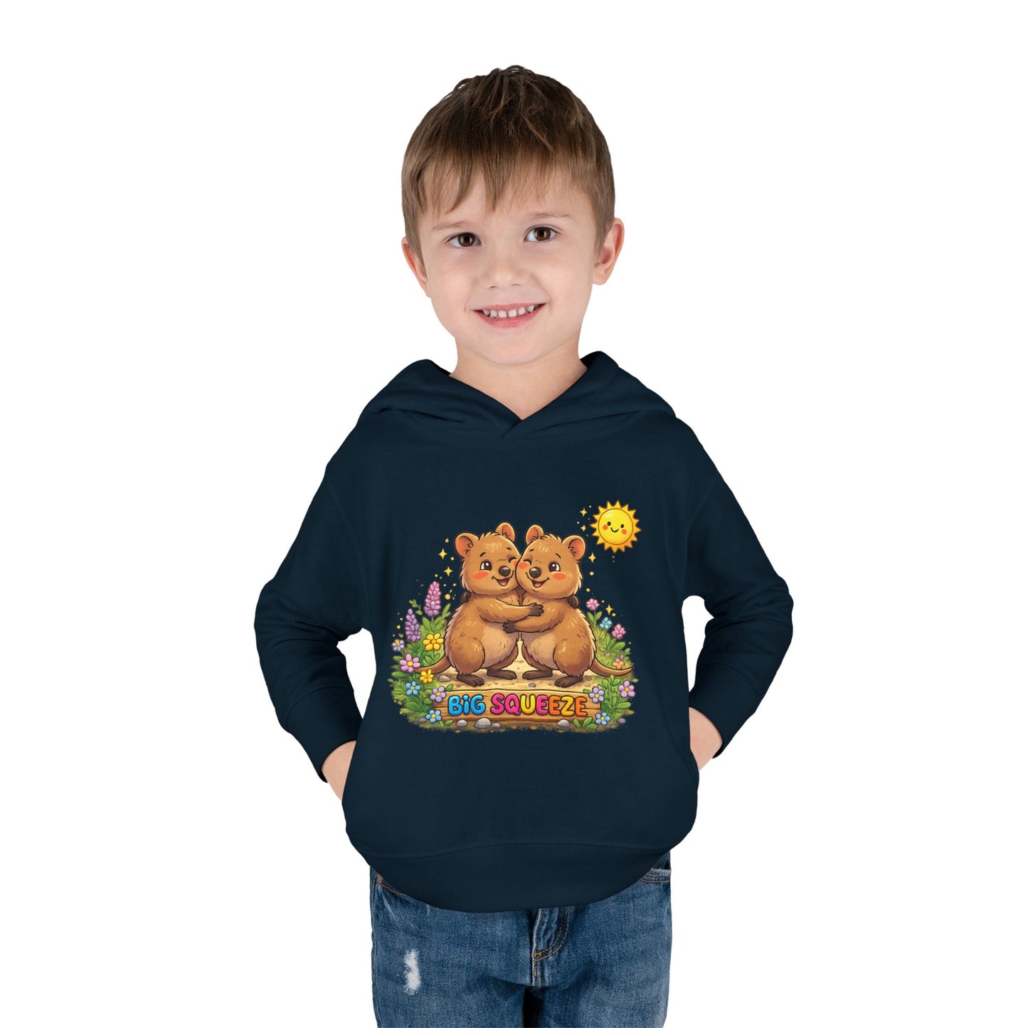 Big Squeeze Quokka Toddler Pullover Fleece Hoodie