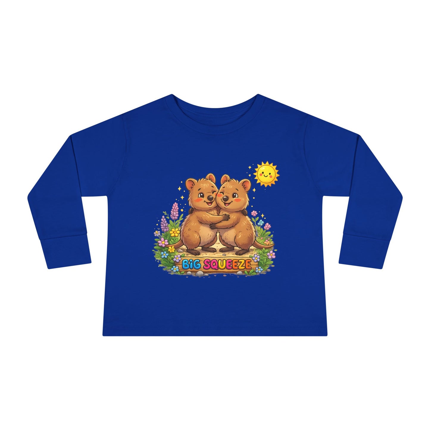 Big Squeeze Quokka Toddler Long Sleeve Tee