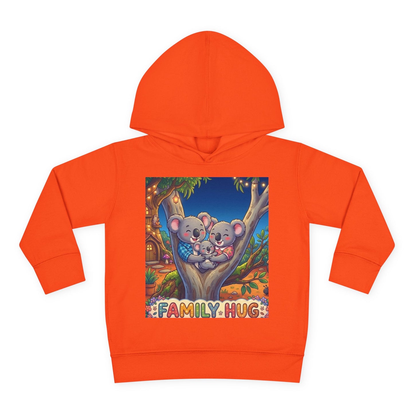 Family Hug Koala Toddler Pullover Fleece Hoodie