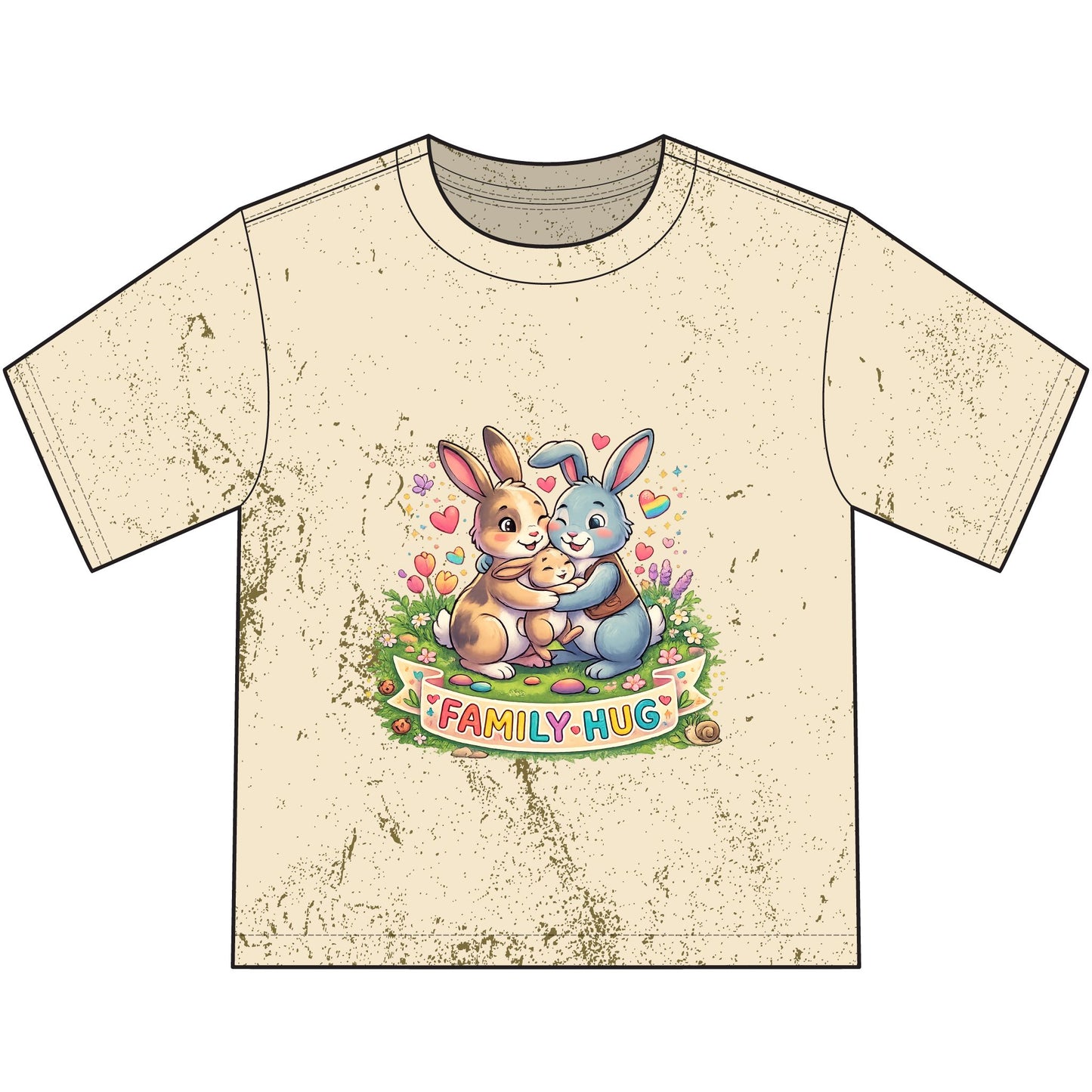 Big Squeeze Bunny Heavyweight Color Blast Youth T-Shirt