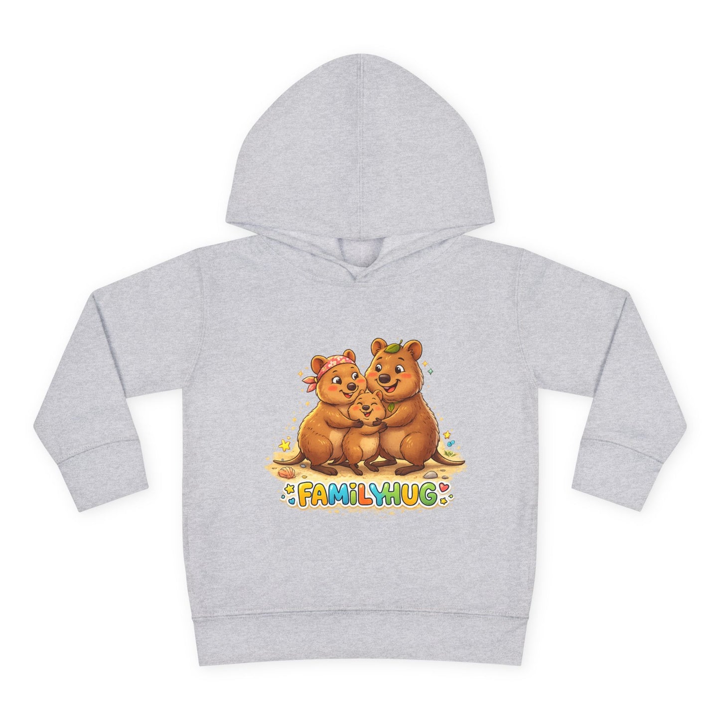 Family Hug Quokka Toddler Pullover Fleece Hoodie