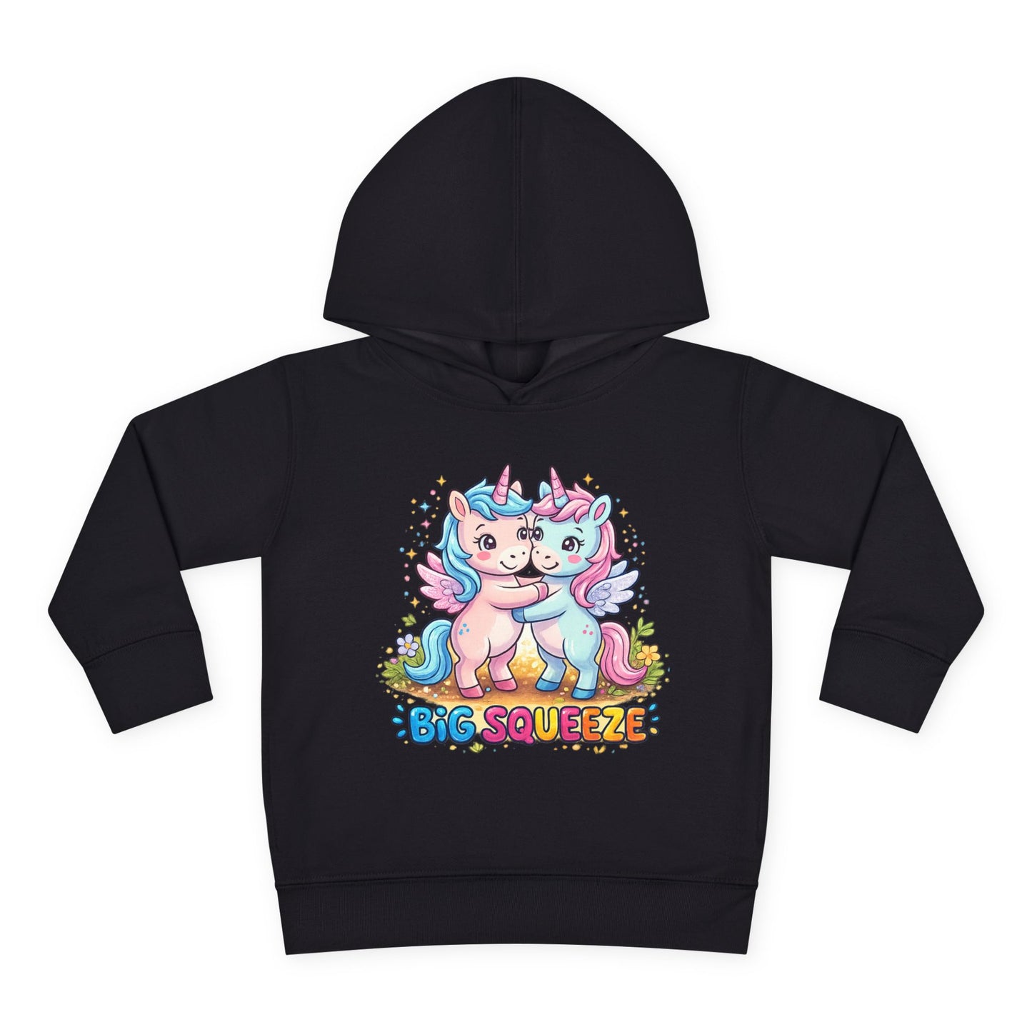 Big Squeeze Unicorn Toddler Pullover Fleece Hoodie