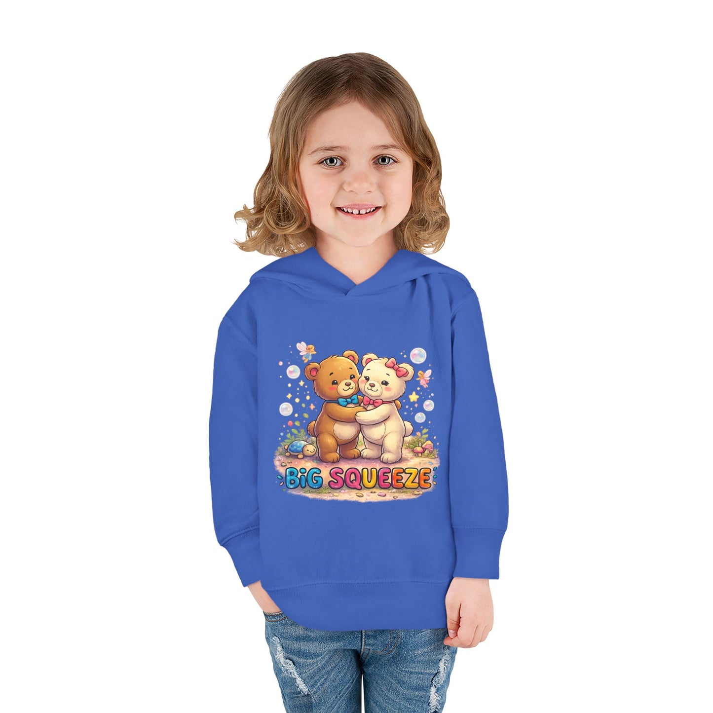 Big Squeeze Teddy Toddler Pullover Fleece Hoodie