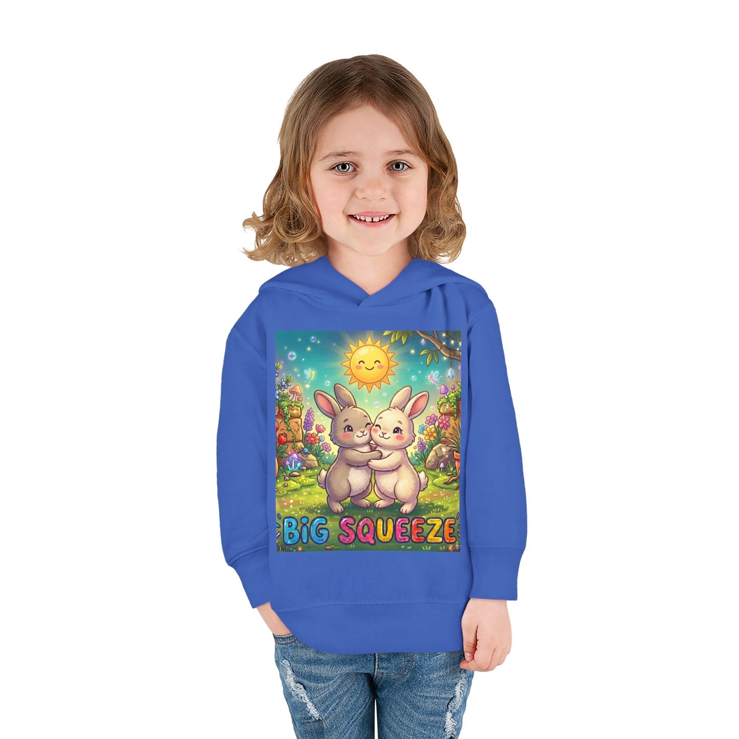 Big Squeeze Bunny Toddler Pullover Fleece Hoodie