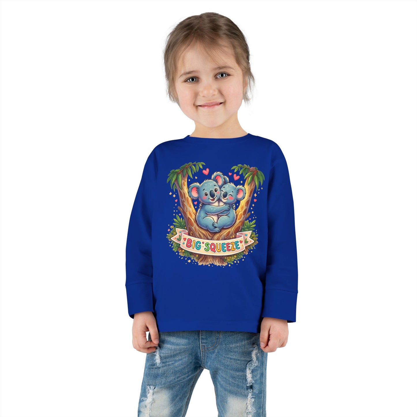 Big Squeeze Koala Toddler Long Sleeve Tee