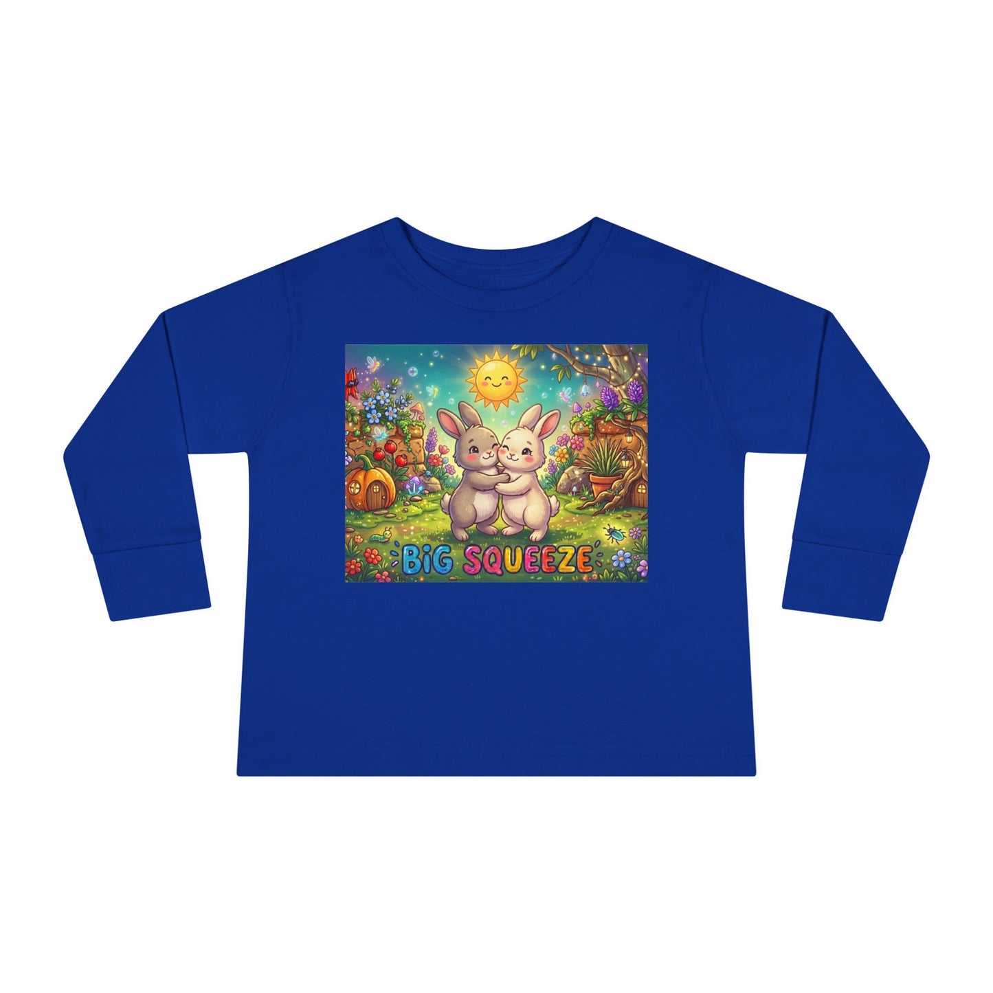 Big Squeeze Bunny Toddler Long Sleeve Tee