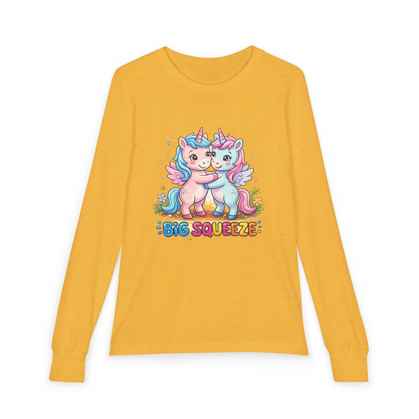 Big Squeeze Unicorn Youth Jersey Long Sleeve Tee