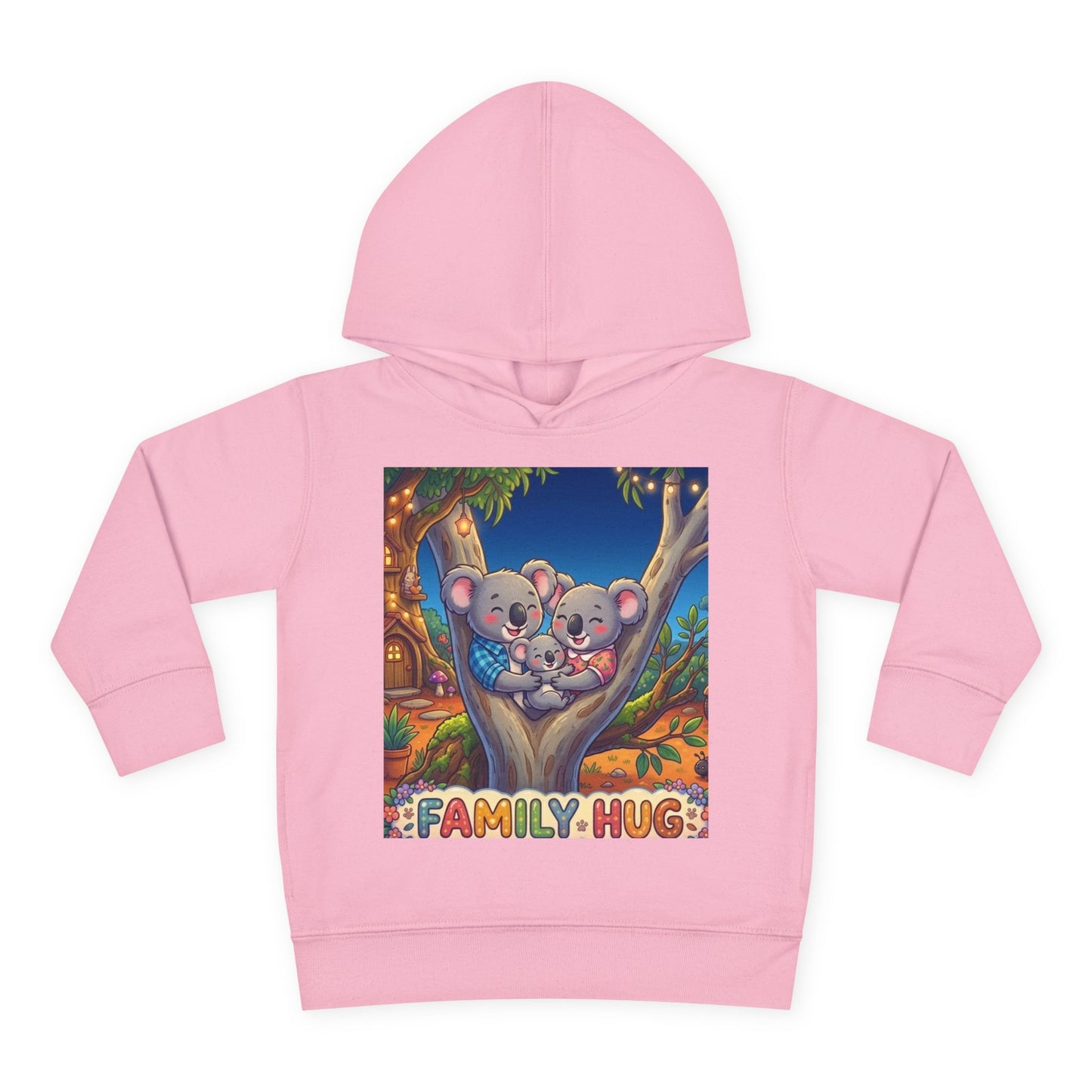 Family Hug Koala Toddler Pullover Fleece Hoodie
