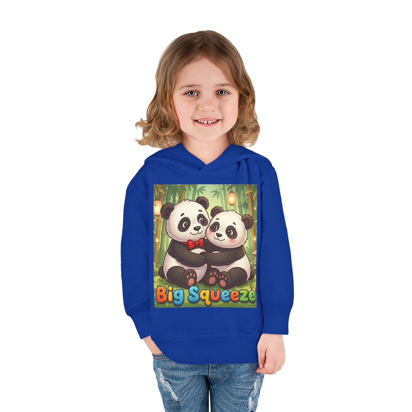 Big Squeeze Panda Toddler Pullover Fleece Hoodie