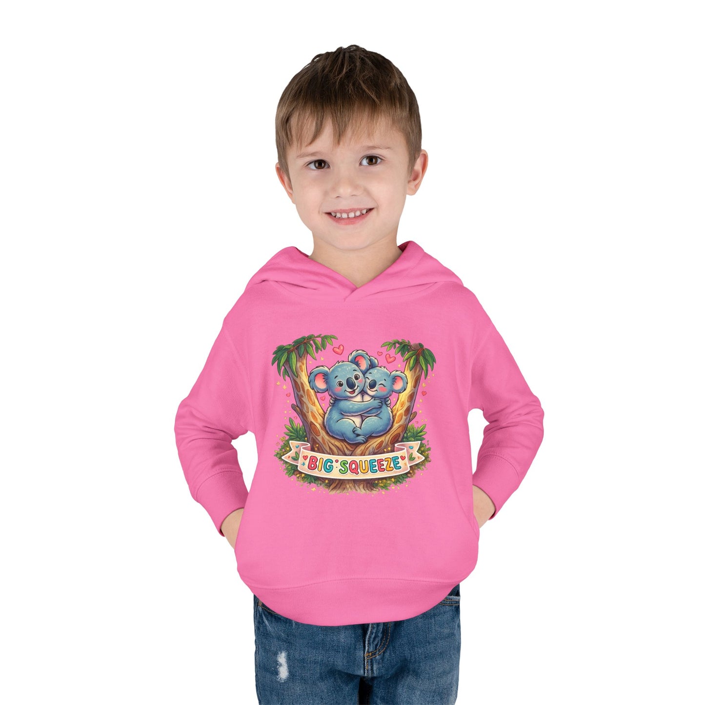 Big Squeeze Koala Toddler Pullover Fleece Hoodie