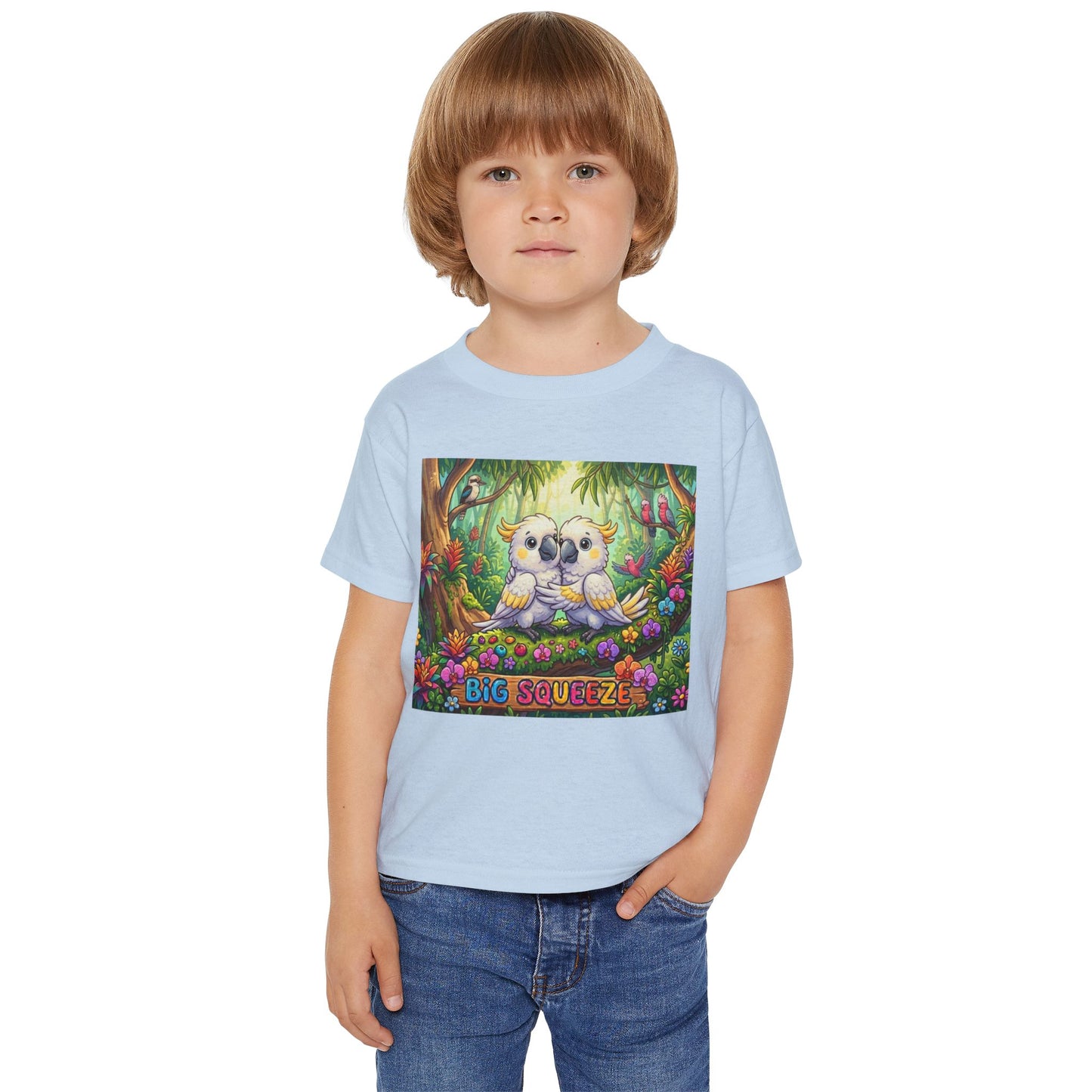 Big Squeeze Cockatoo Heavy Cotton™ Toddler T-shirt