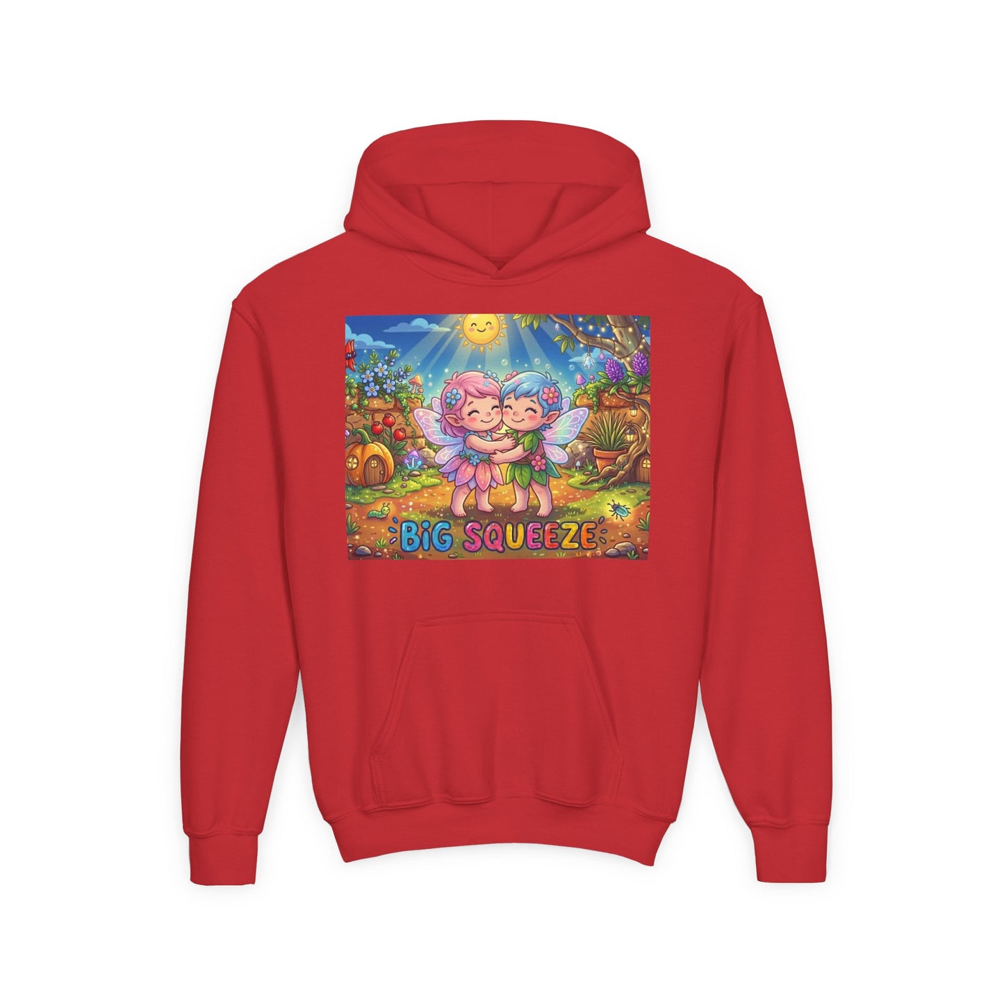 Big Squeeze Fairy Youth Heavy Blend Hooded Sweatshirt