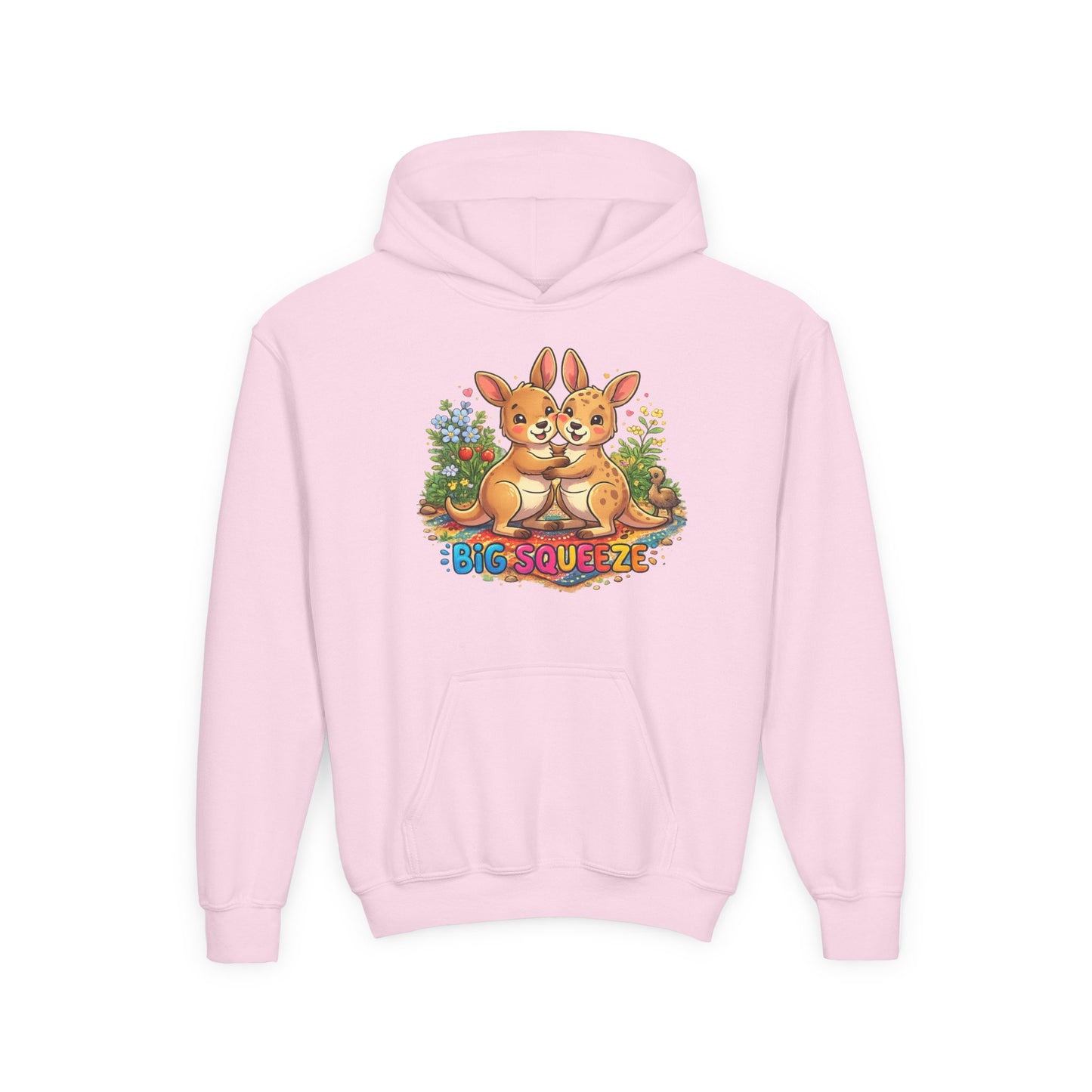 Big Sueeze Kangaroo Youth Heavy Blend Hooded Sweatshirt