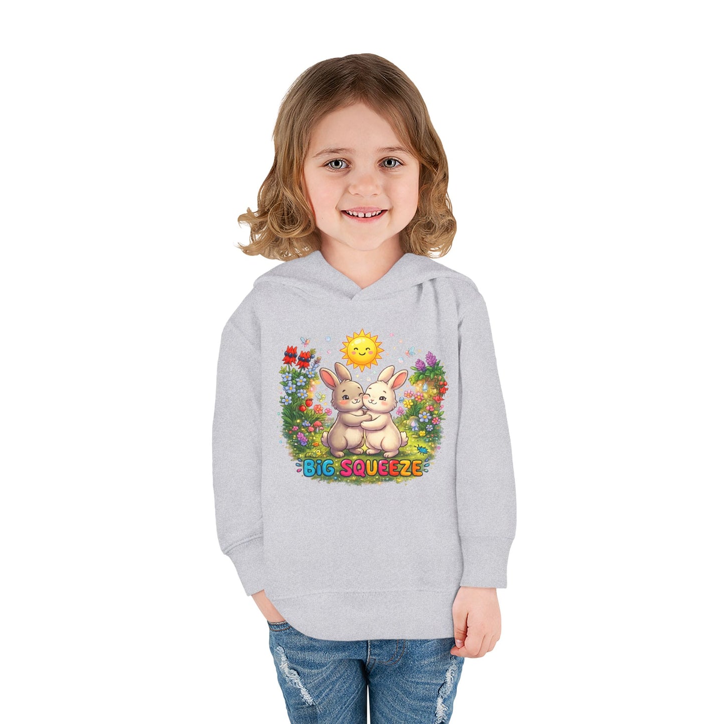 Big Squeeze Bunny Toddler Pullover Fleece Hoodie