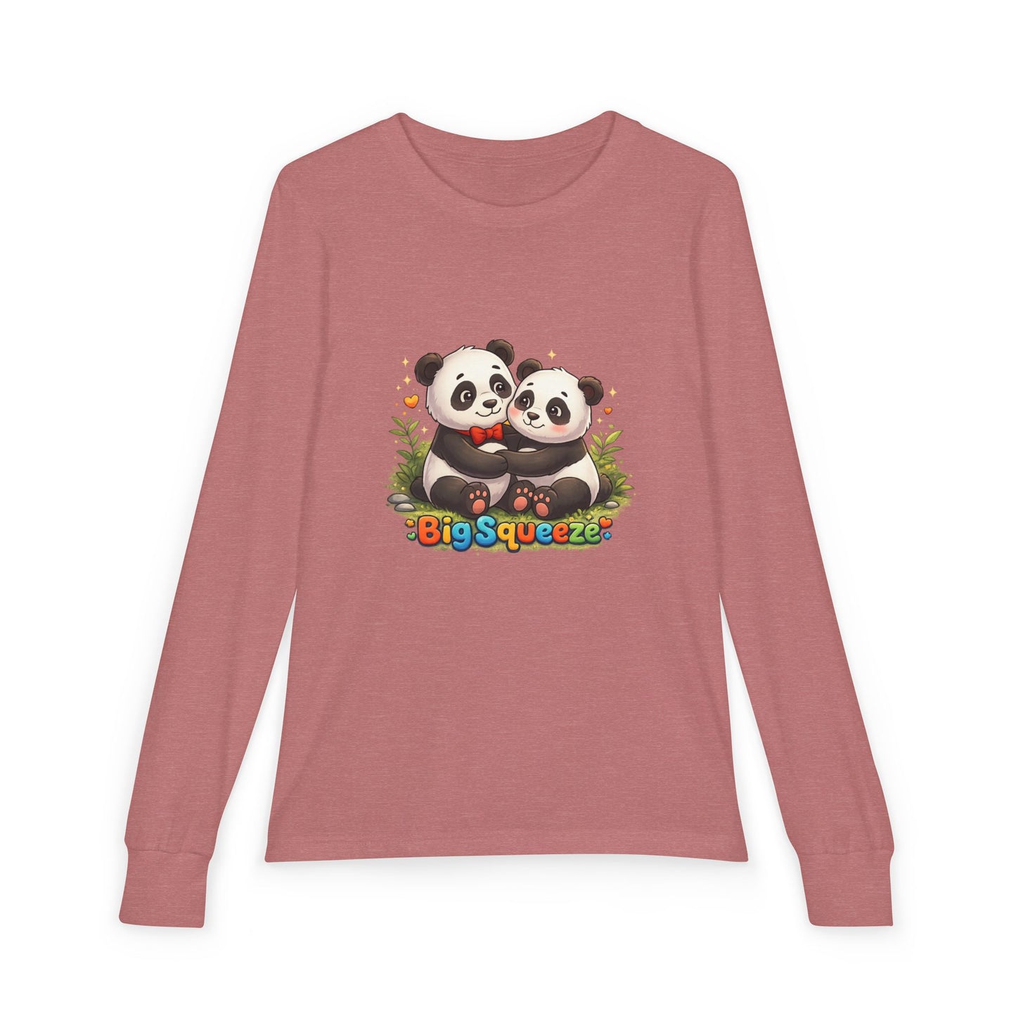 Big Squeeze Panda Youth Jersey Long Sleeve Tee
