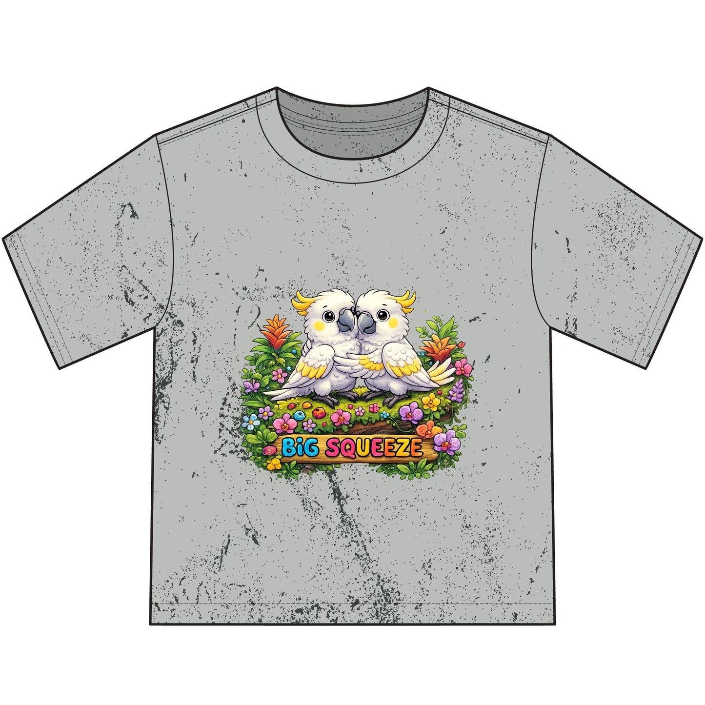 Big Squeeze Cockatoo Heavyweight Color Blast Youth T-Shirt