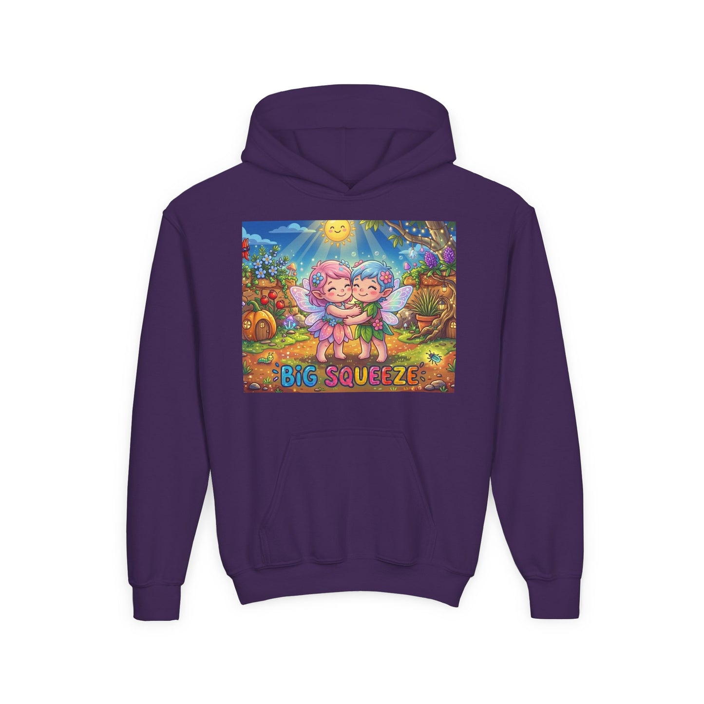 Big Squeeze Fairy Youth Heavy Blend Hooded Sweatshirt