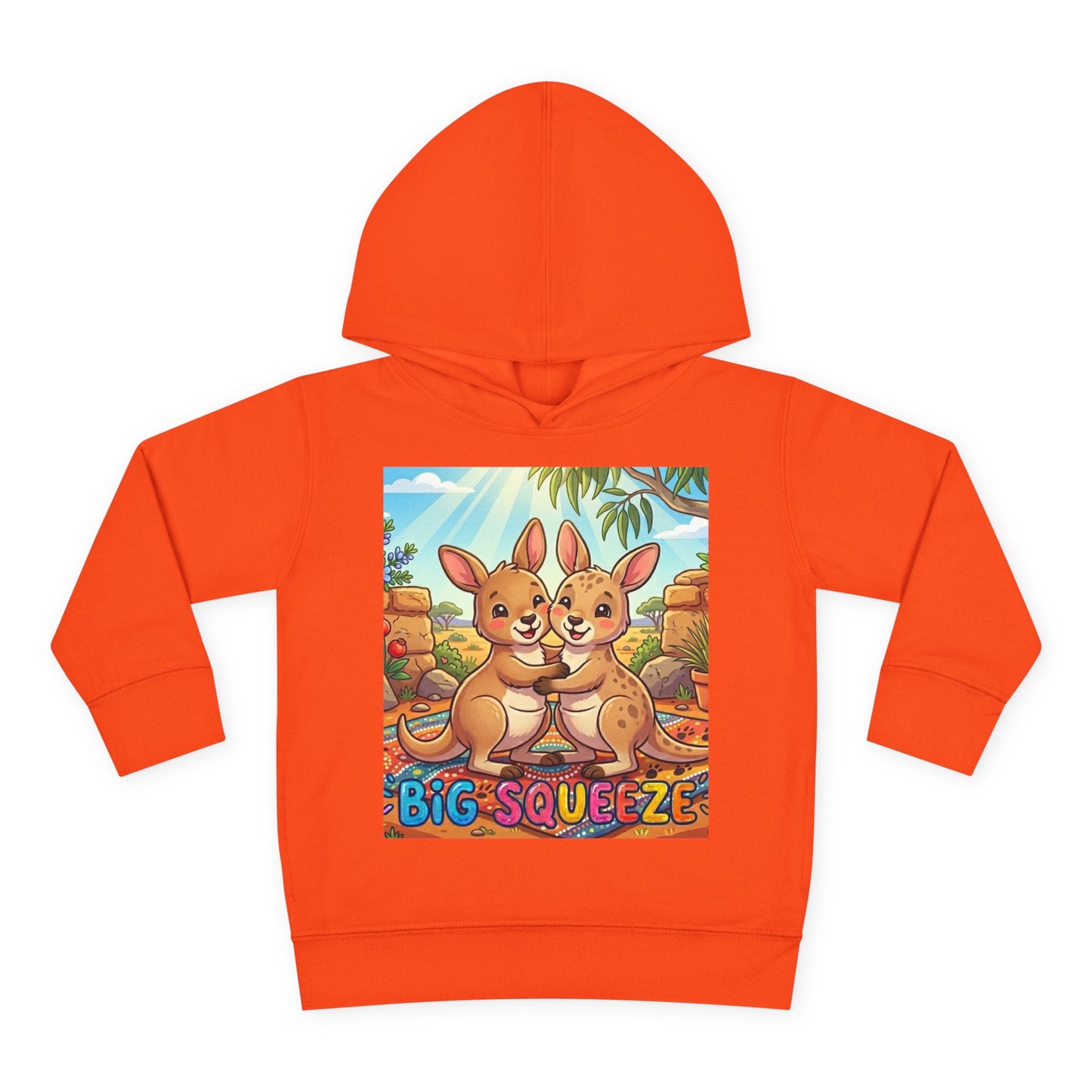 Big Squeeze Kangaroo Toddler Pullover Fleece Hoodie