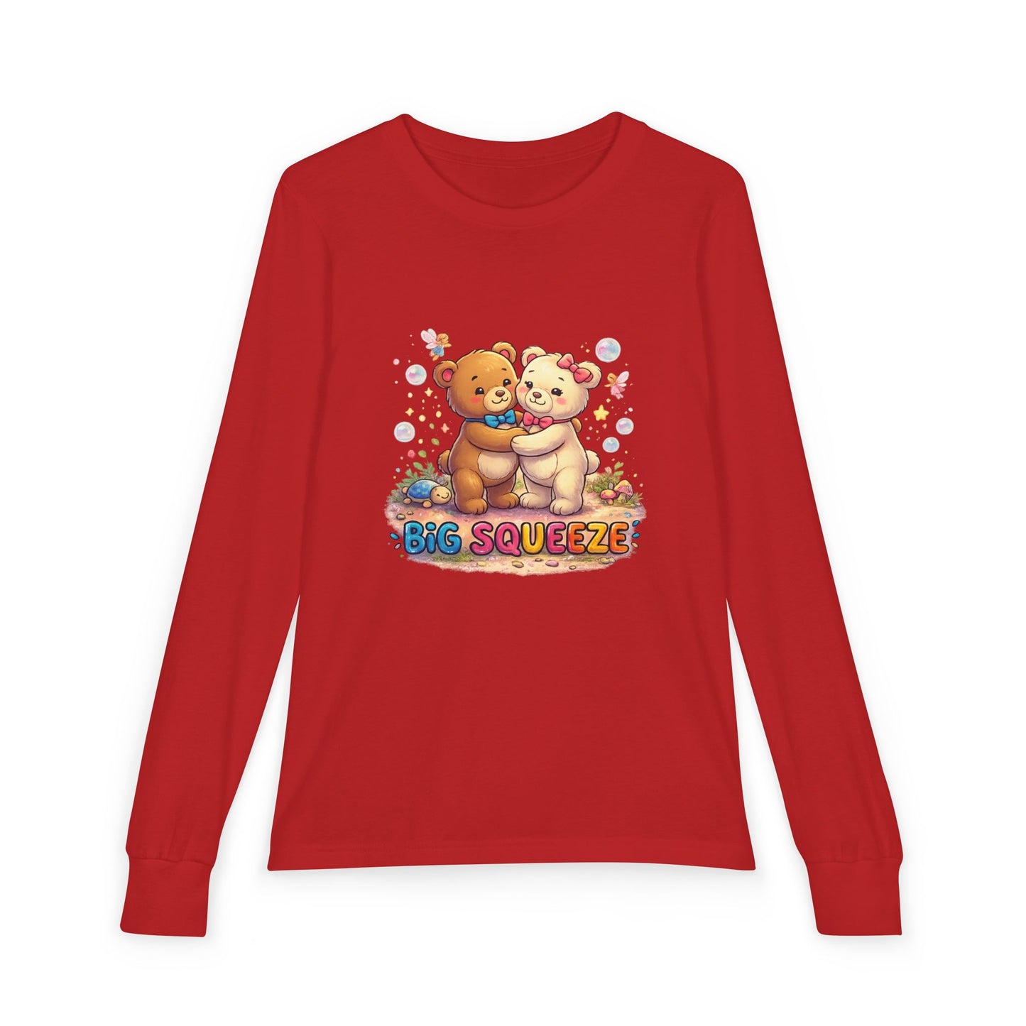 Big Squeeze Teddy Youth Jersey Long Sleeve Tee