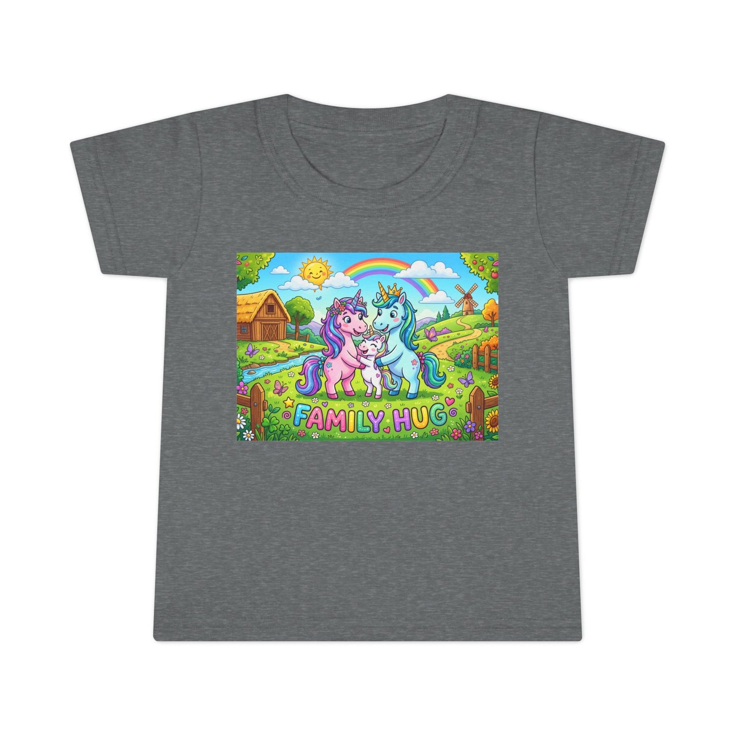 Family Hug Unicorn Toddler T-shirt