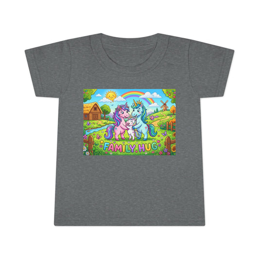 Family Hug Unicorn Toddler T-shirt