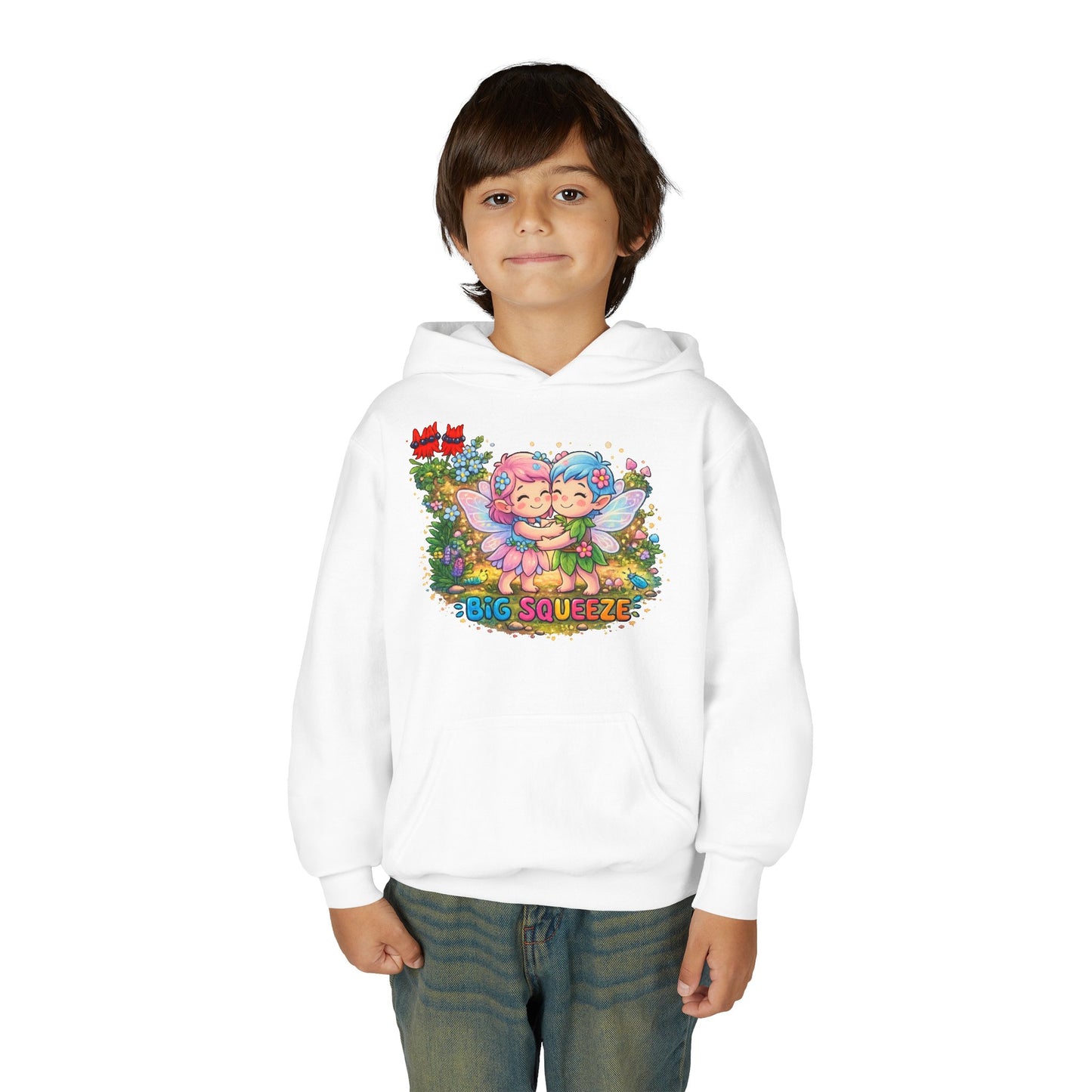 Big Squeeze Fairy Youth Heavy Blend Hooded Sweatshirt