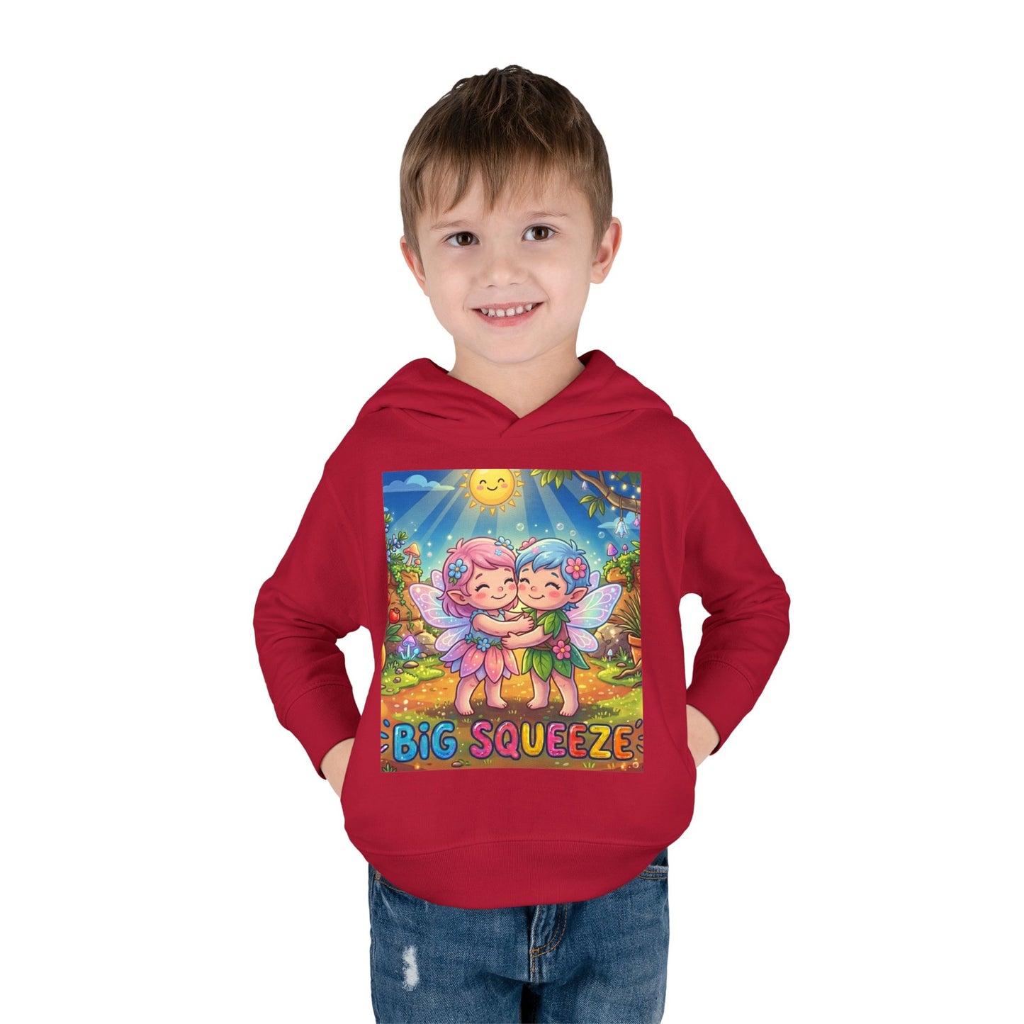 Big Squeeze Fairy Toddler Pullover Fleece Hoodie