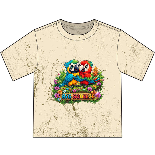 Big Squeeze Macaw Heavyweight Color Blast Youth T-Shirt