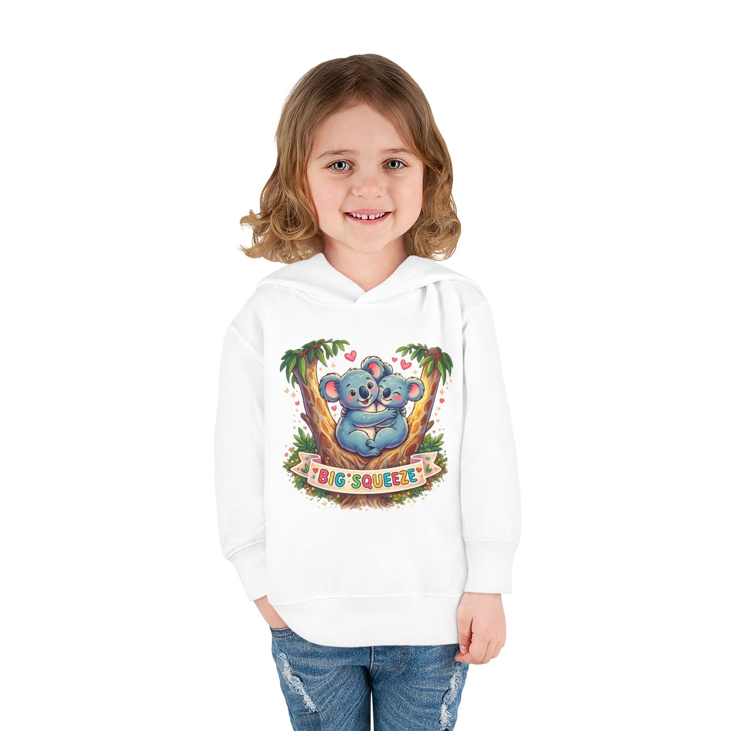 Big Squeeze Koala Toddler Pullover Fleece Hoodie