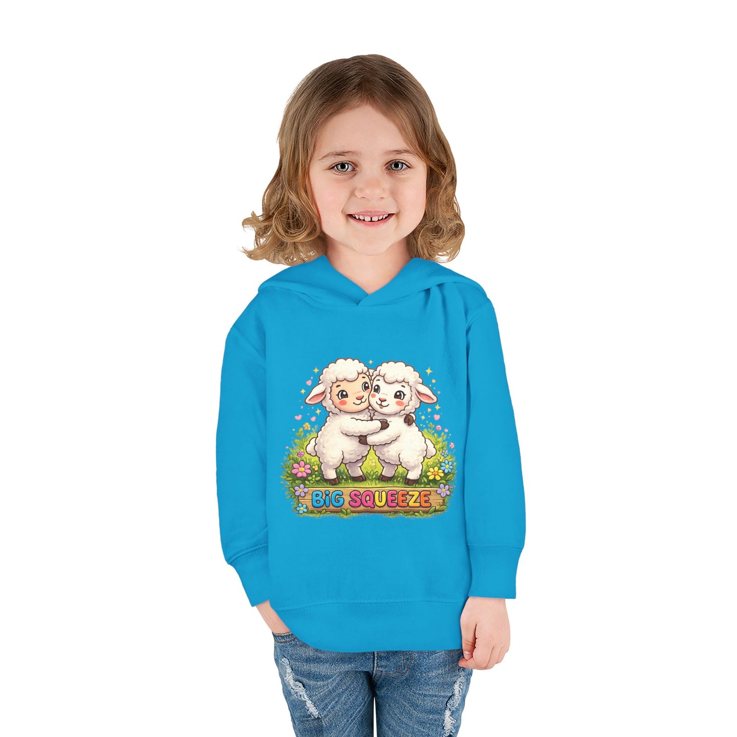 Big Squeeze Lamb Toddler Pullover Fleece Hoodie