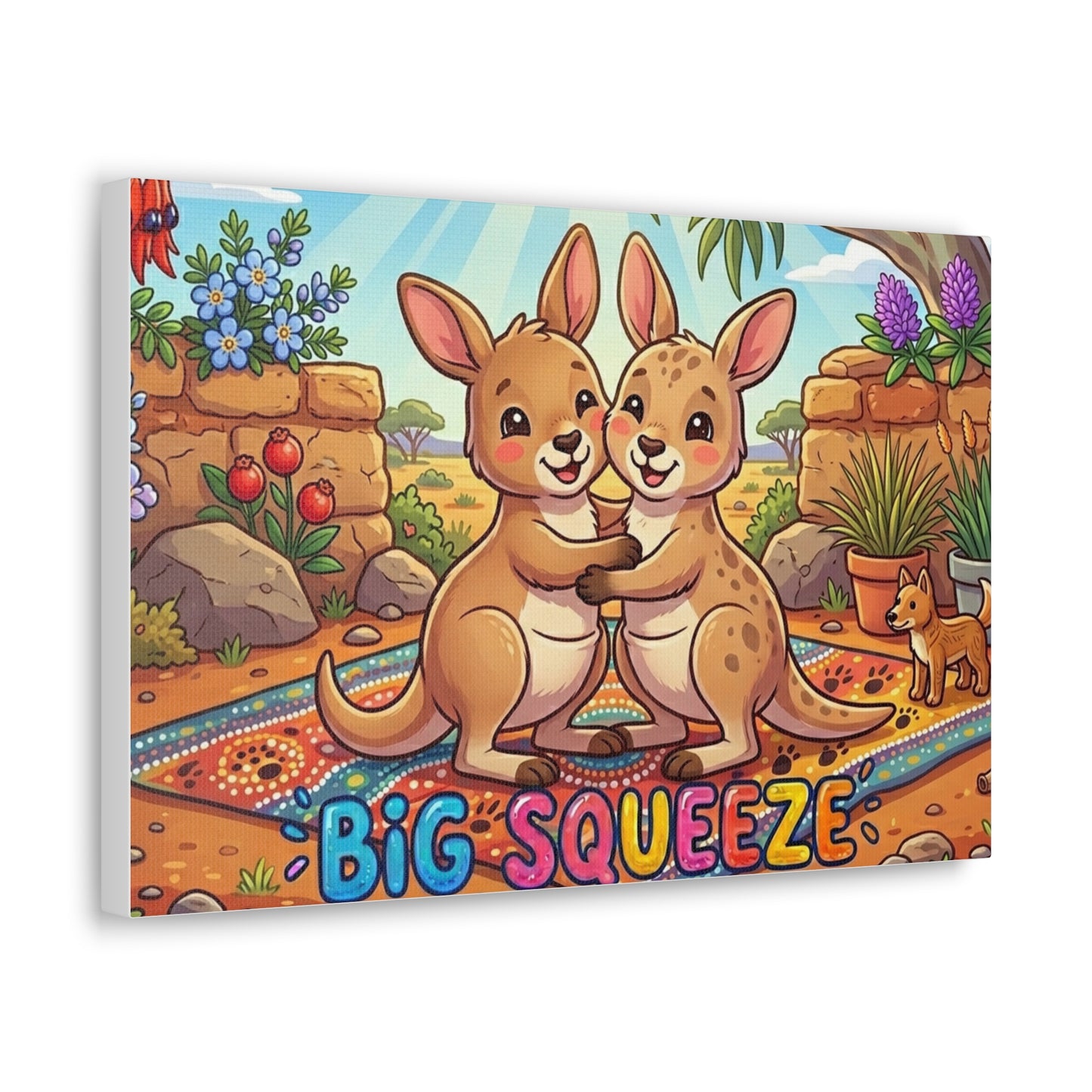 Big Squeeze Kangaroo Classic Canvas