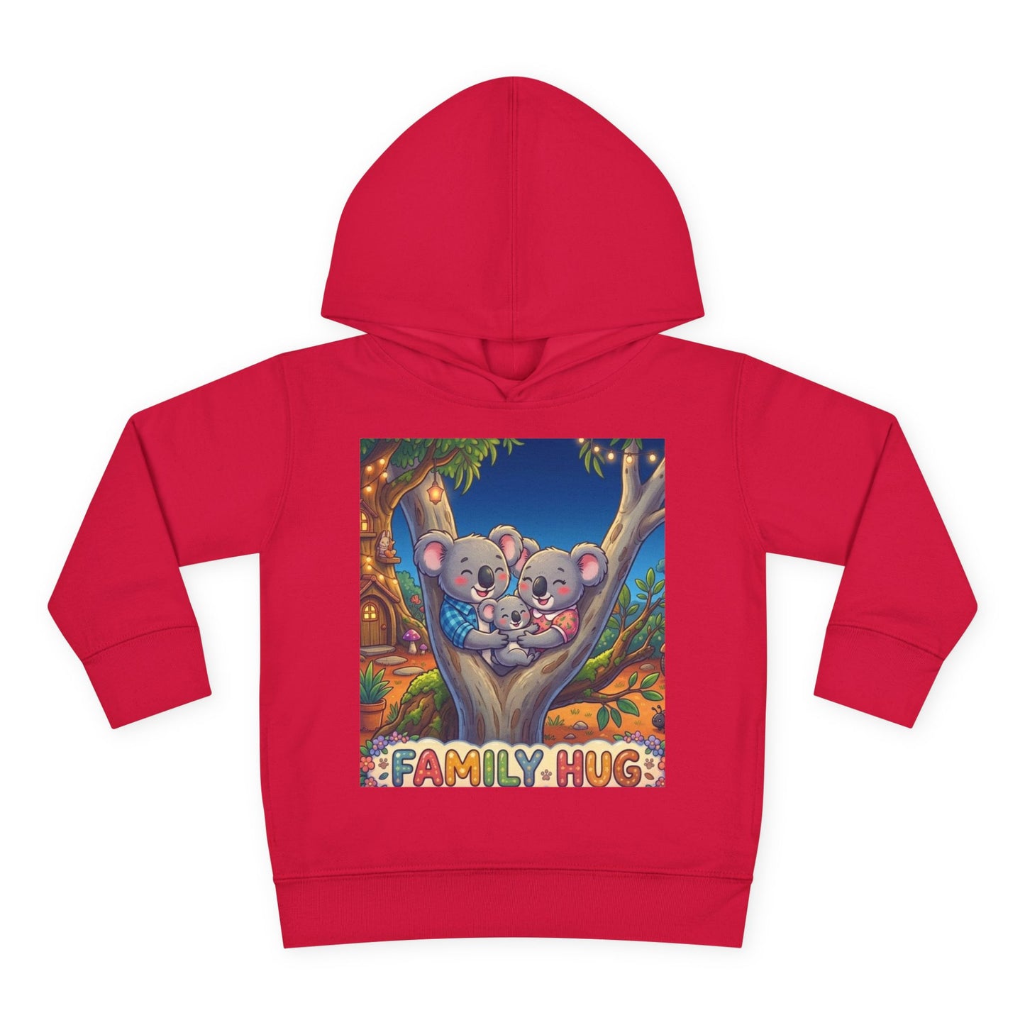 Family Hug Koala Toddler Pullover Fleece Hoodie