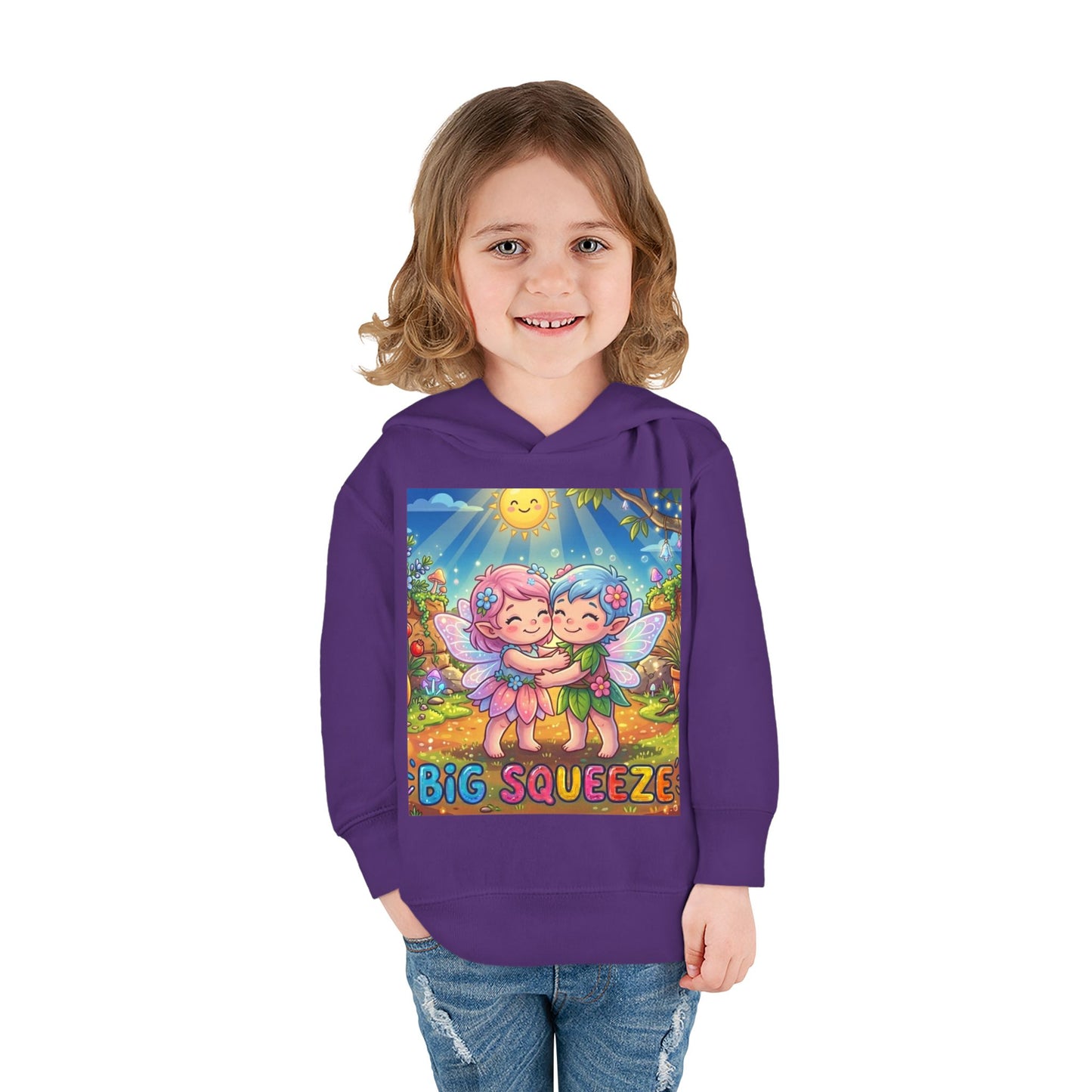 Big Squeeze Fairy Toddler Pullover Fleece Hoodie