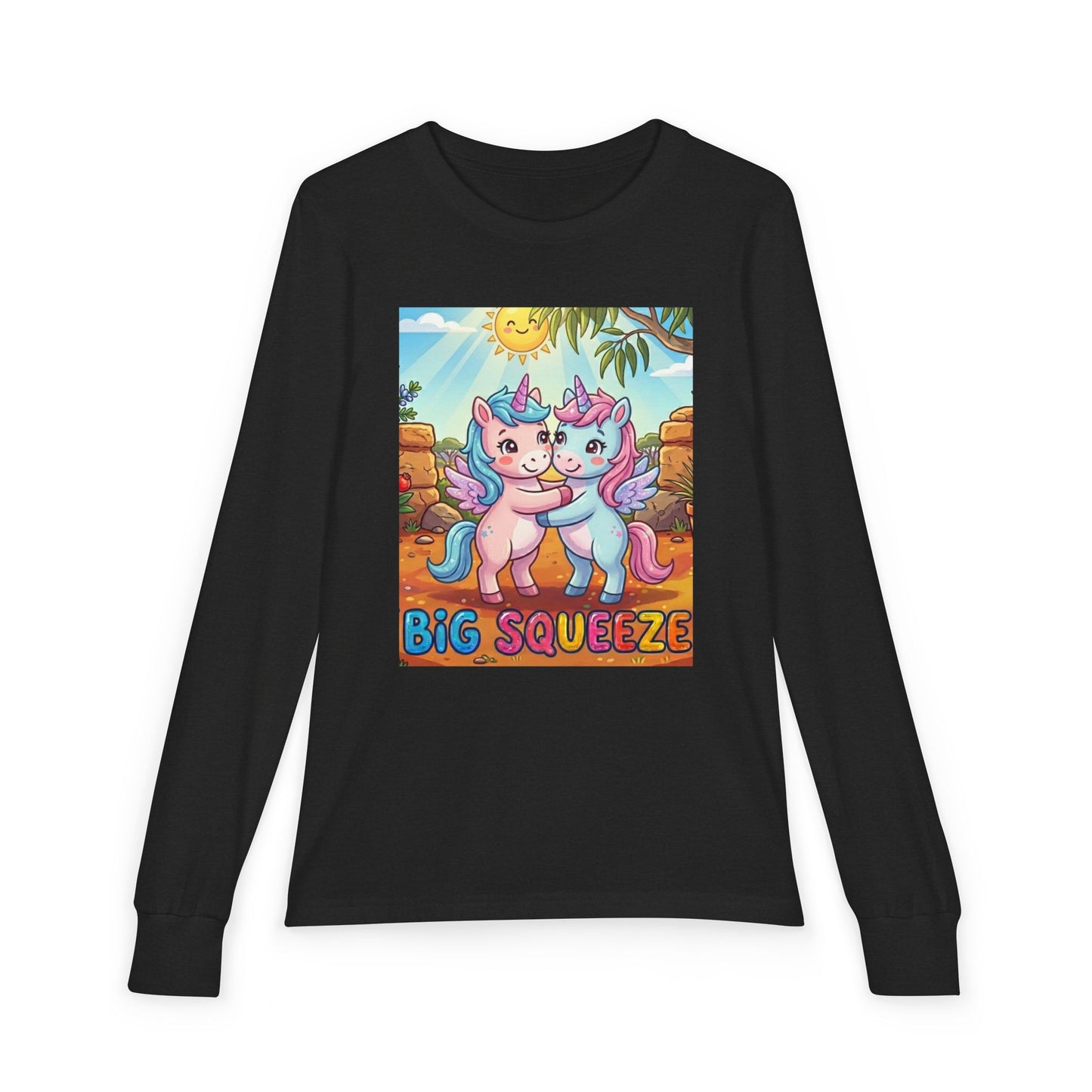 Big Squeeze Unicorn Youth Jersey Long Sleeve Tee