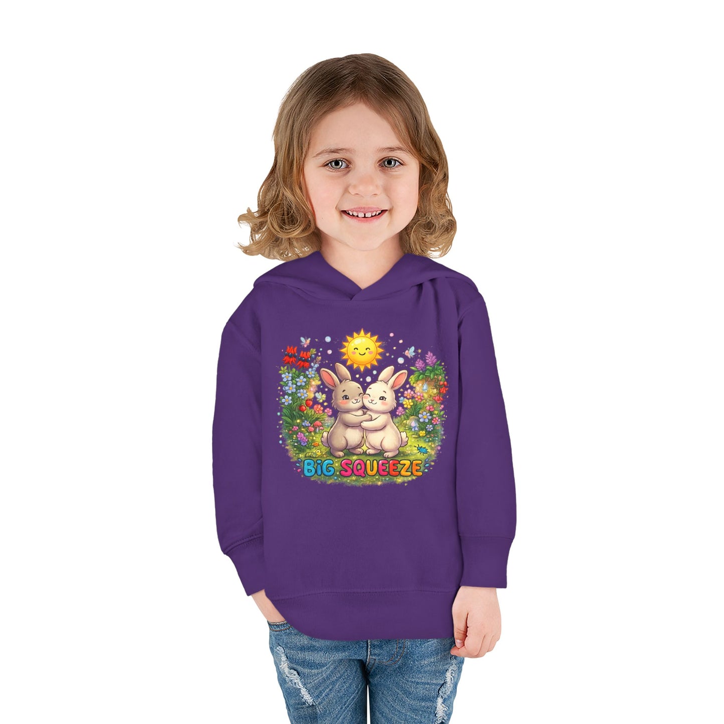Big Squeeze Bunny Toddler Pullover Fleece Hoodie