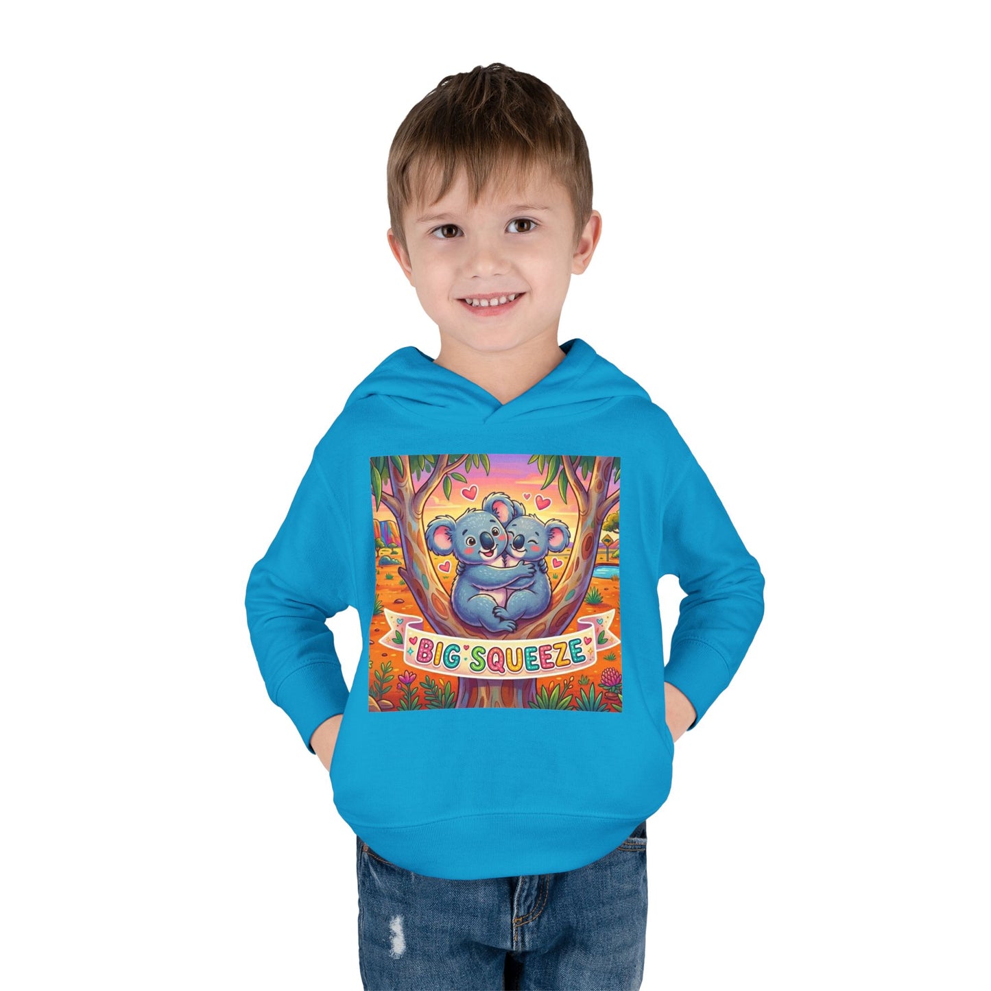 Big Squeeze Koala Toddler Pullover Fleece Hoodie
