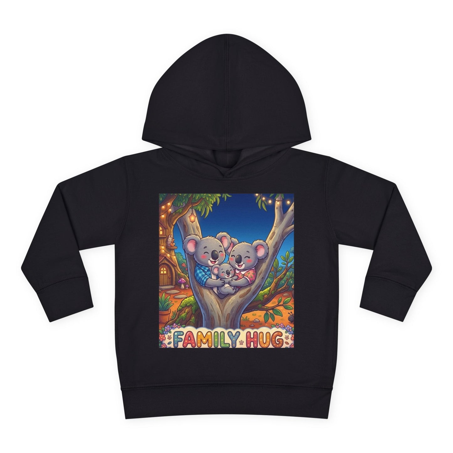 Family Hug Koala Toddler Pullover Fleece Hoodie