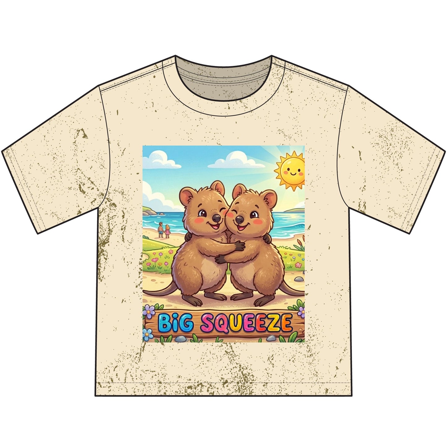 Big Squeeze Quokka Heavyweight Color Blast Youth T-Shirt