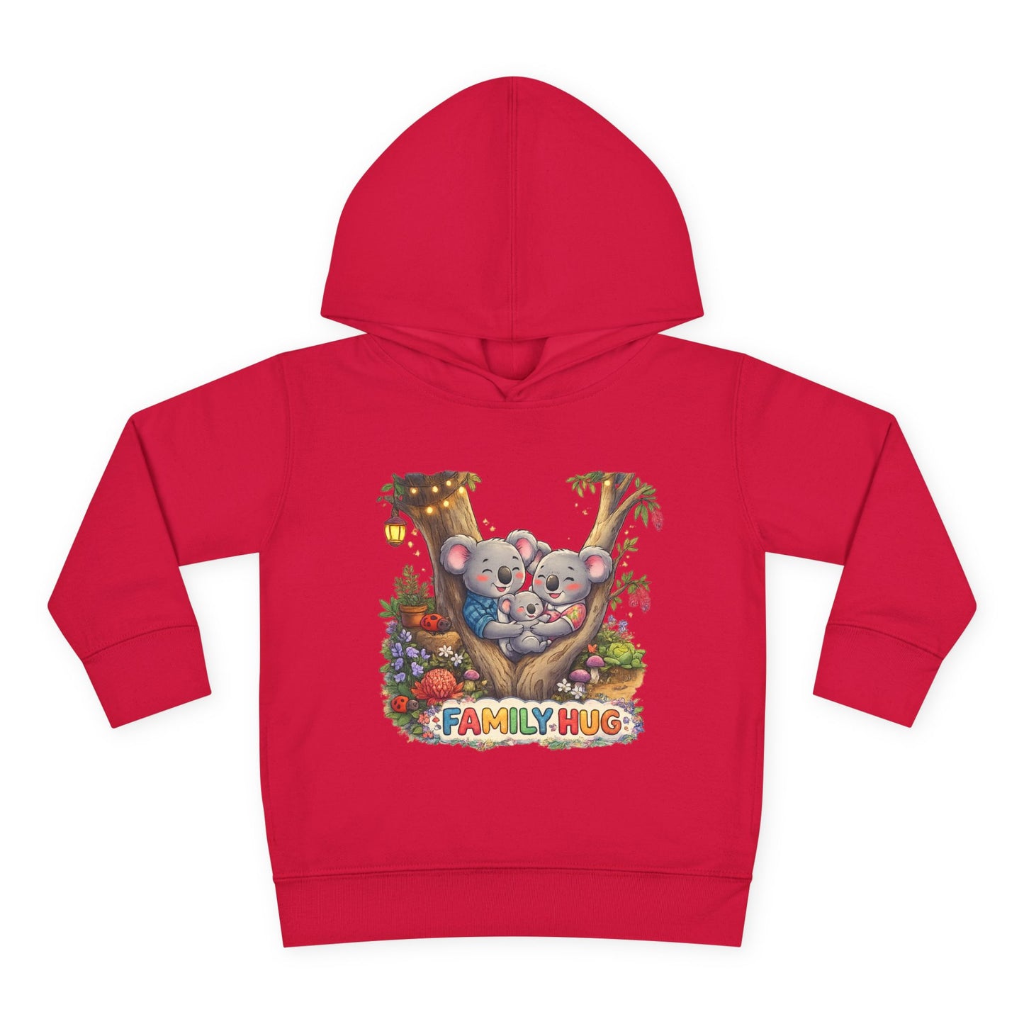 Family Hug Koala Toddler Pullover Fleece Hoodie