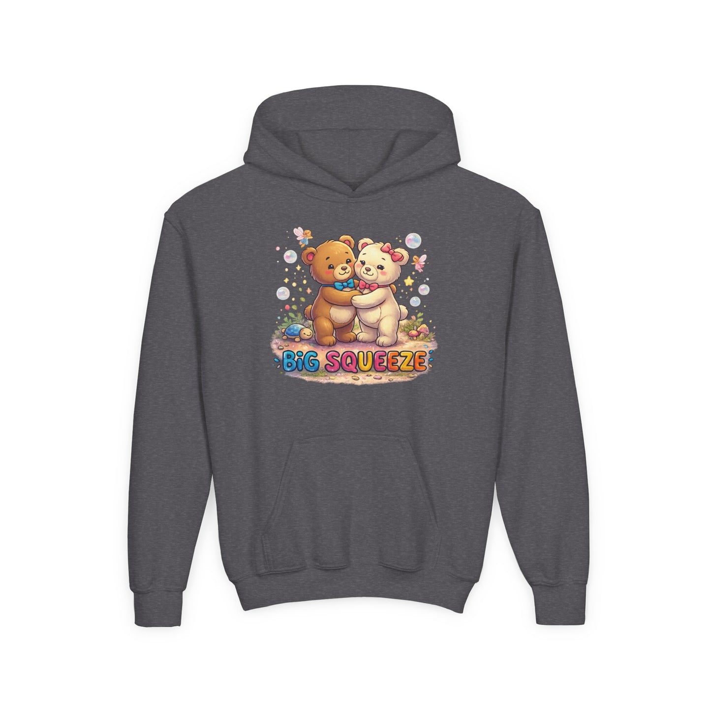 Big Squeeze Teddy Youth Heavy Blend Hooded Sweatshirt