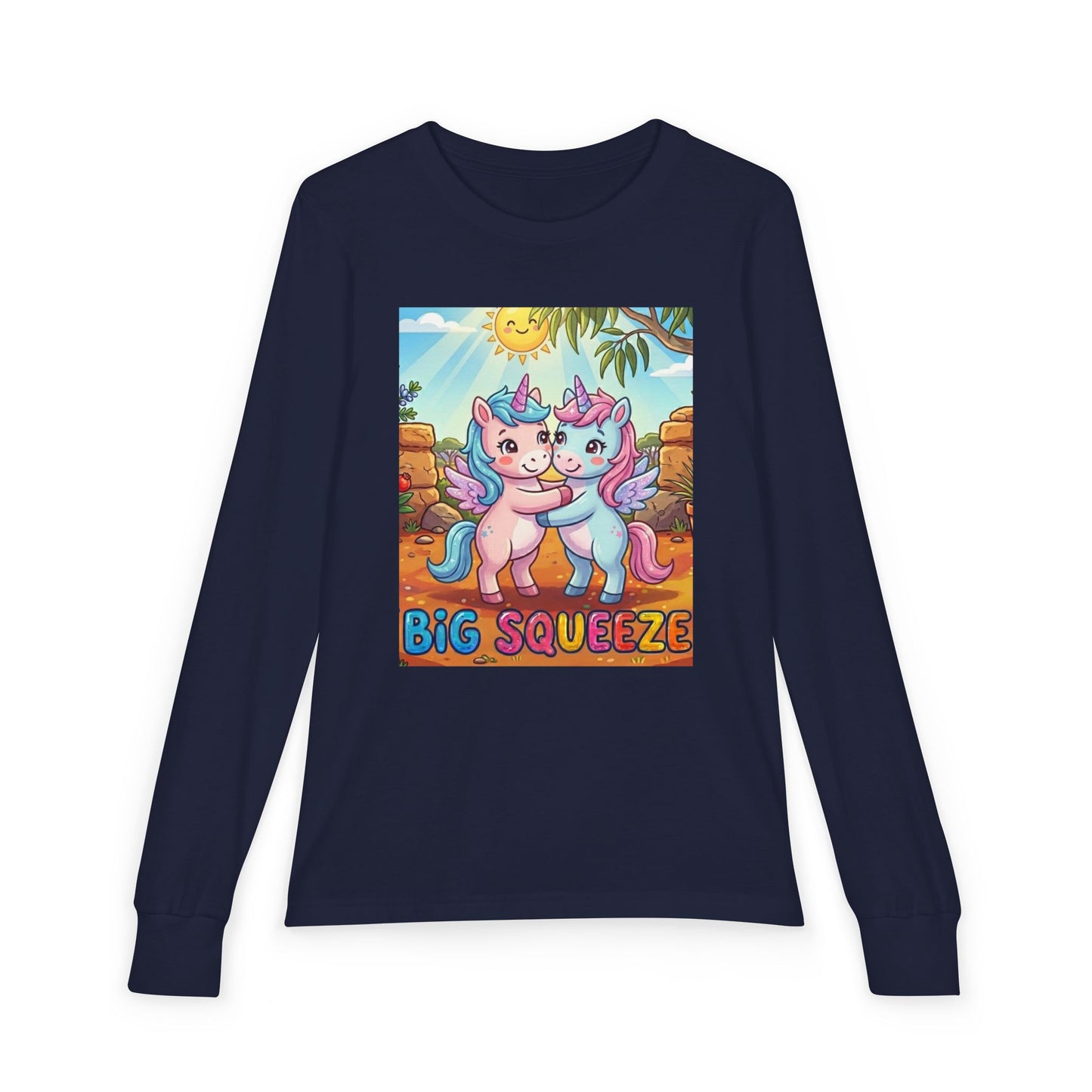 Big Squeeze Unicorn Youth Jersey Long Sleeve Tee